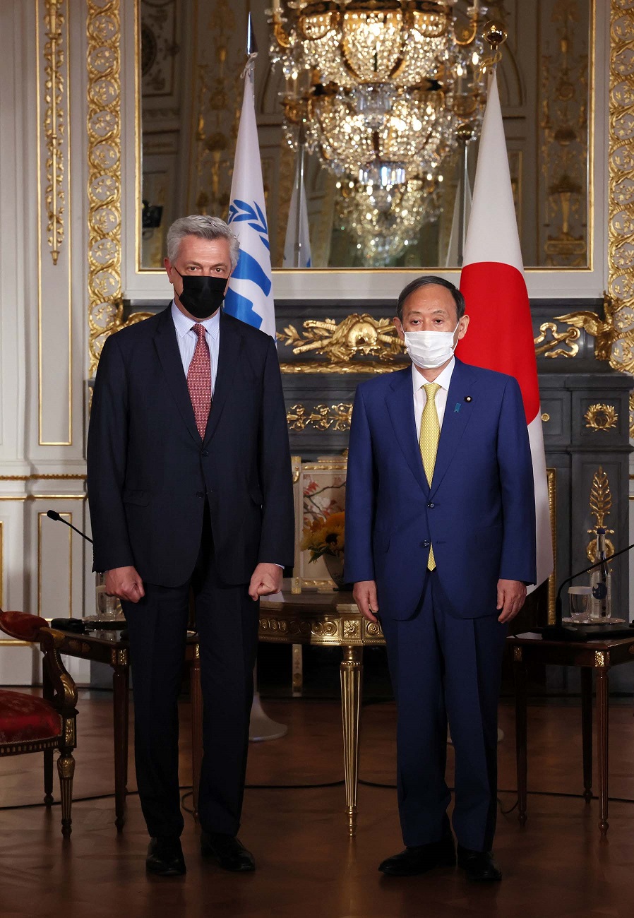 フィリッポ・グランディ国連難民高等弁務官による表敬２