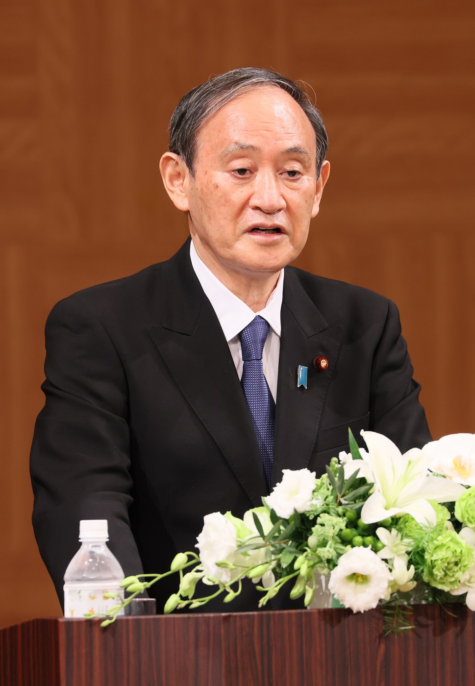 記者会見を行う菅総理１