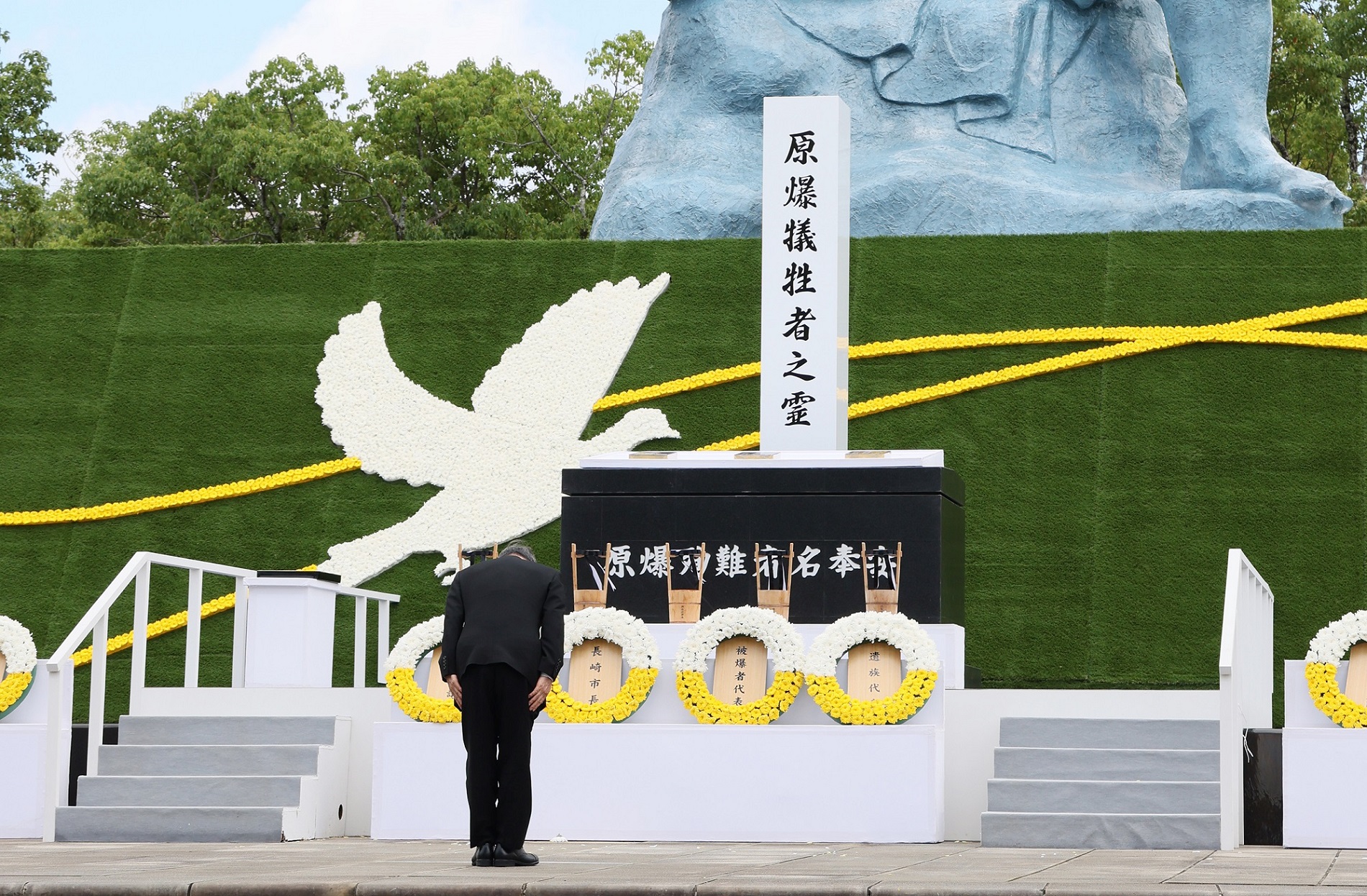 長崎原爆犠牲者慰霊平和祈念式典参列等