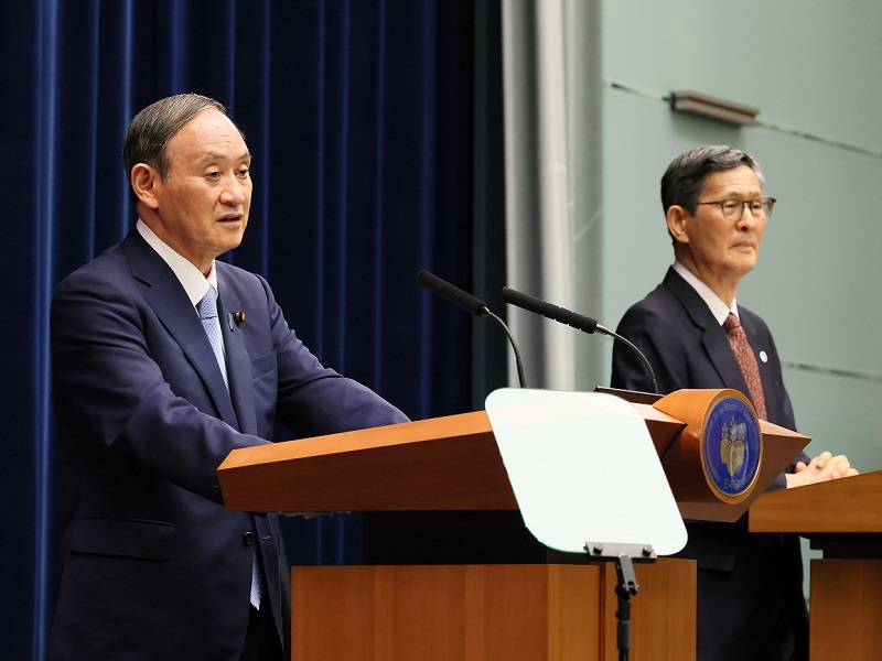 新型コロナウイルス感染症に関する菅内閣総理大臣記者会見