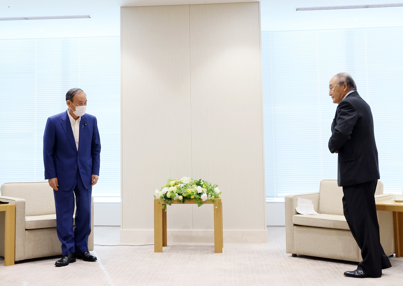 三村日本商工会議所会頭との会談２