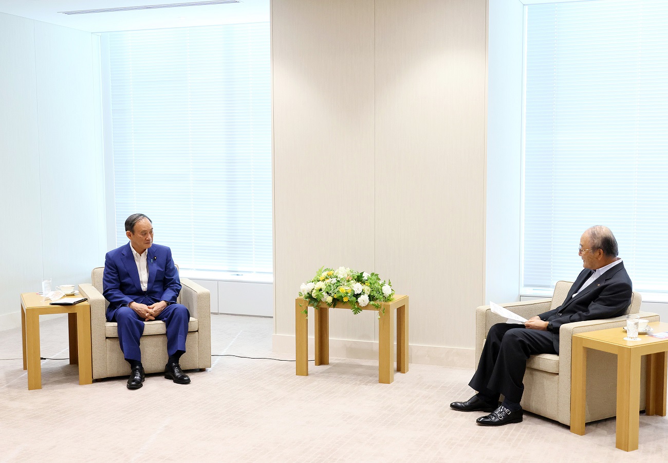 三村日本商工会議所会頭との会談３