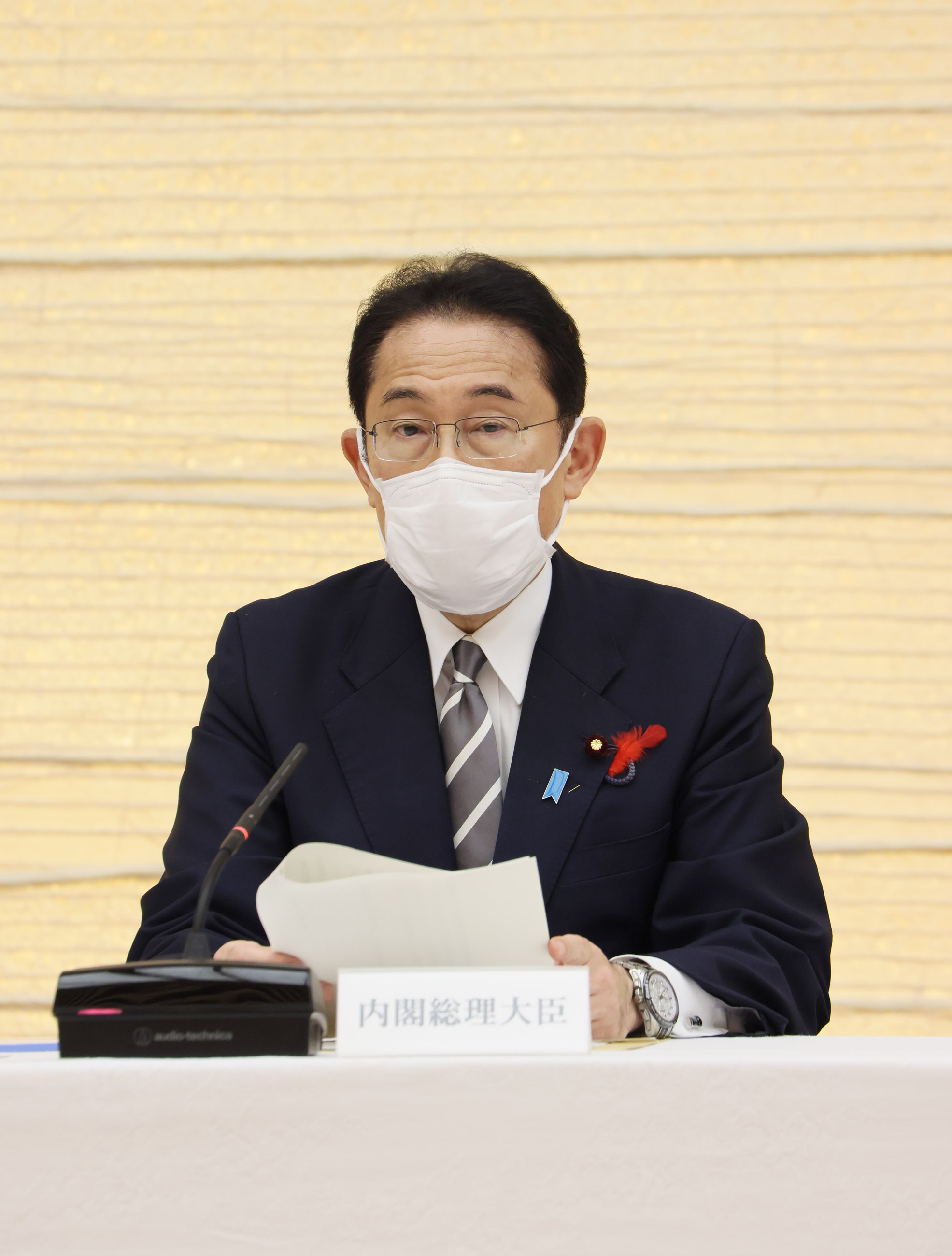 挨拶する岸田総理５