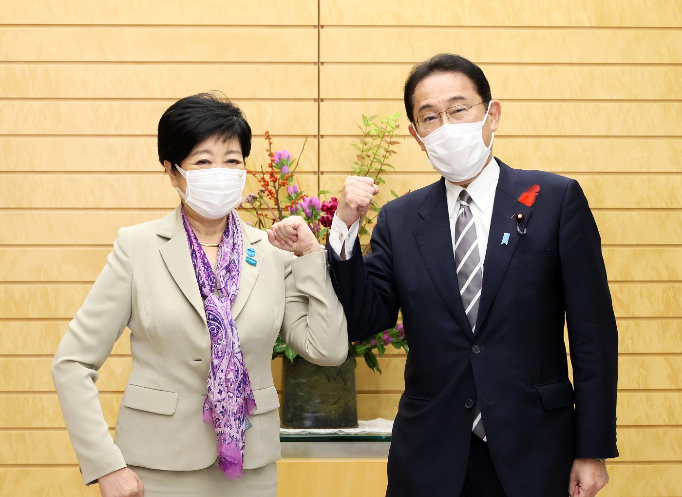 面会する岸田総理１