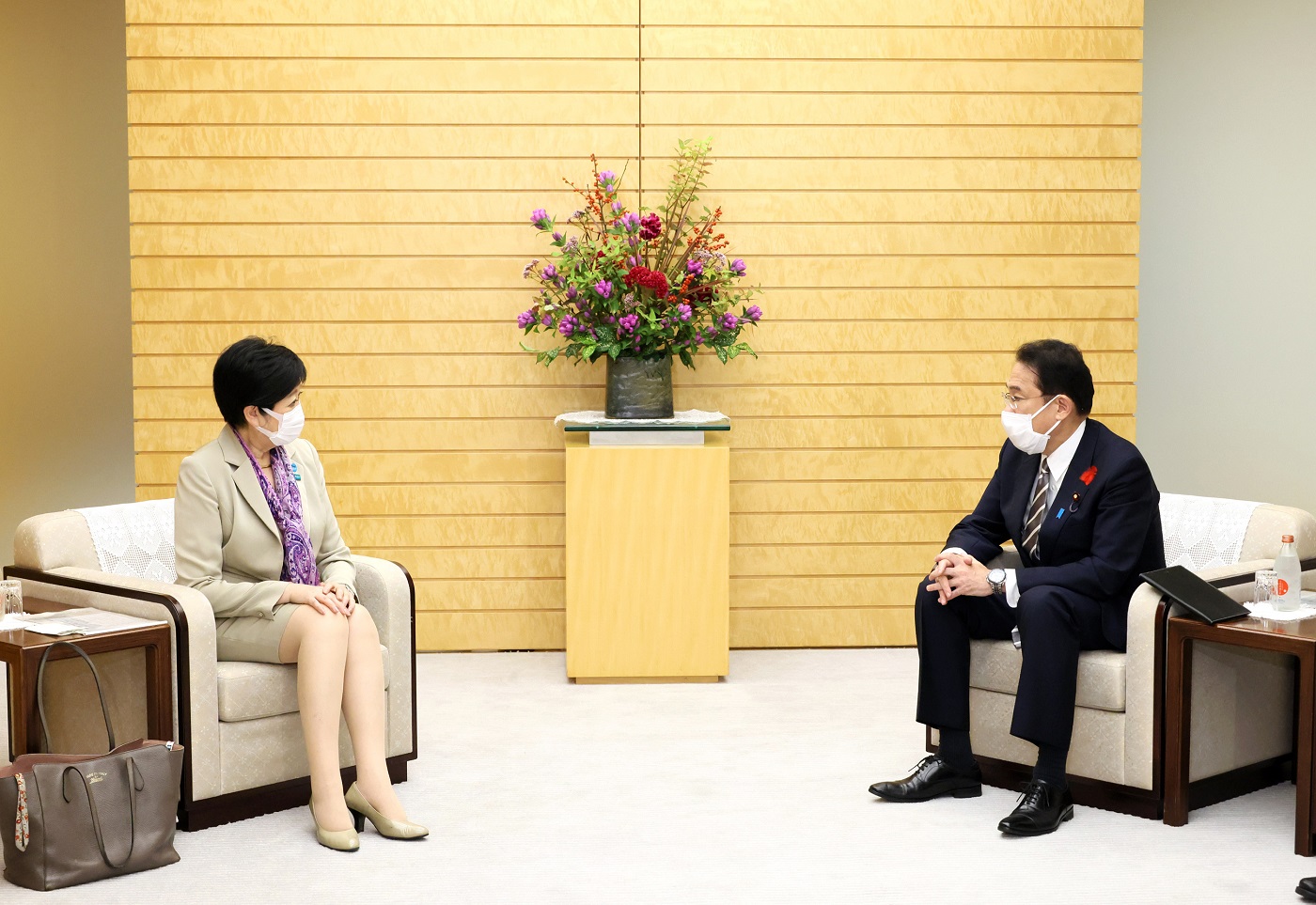 面会する岸田総理３