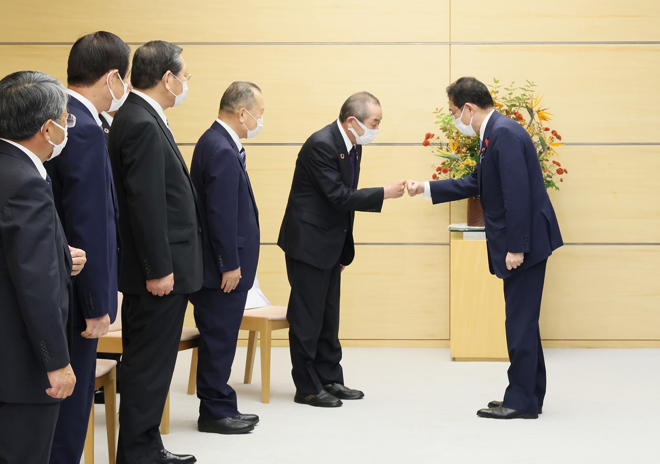 面会する岸田総理４