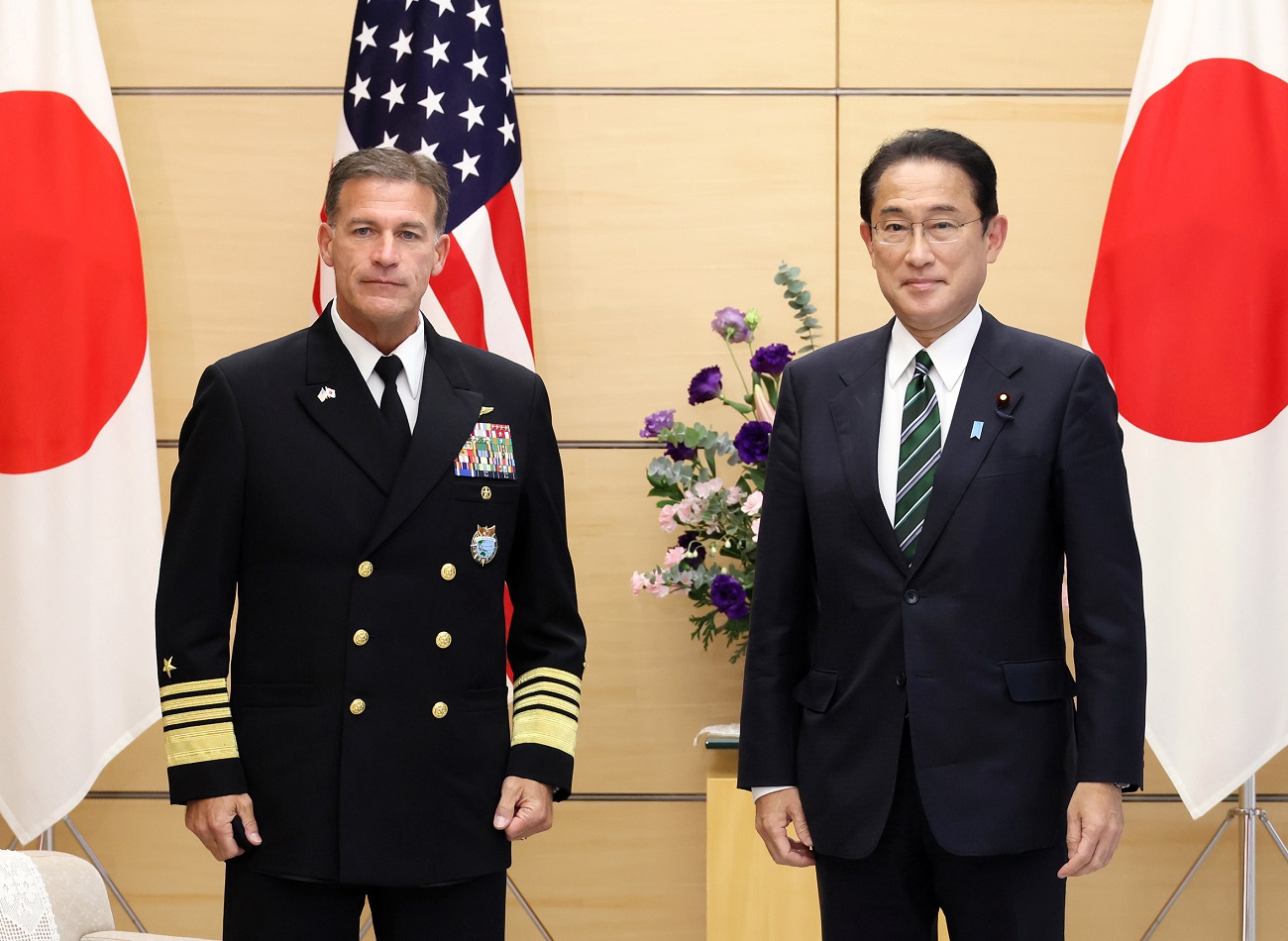 アクイリノ米インド太平洋軍司令官による表敬