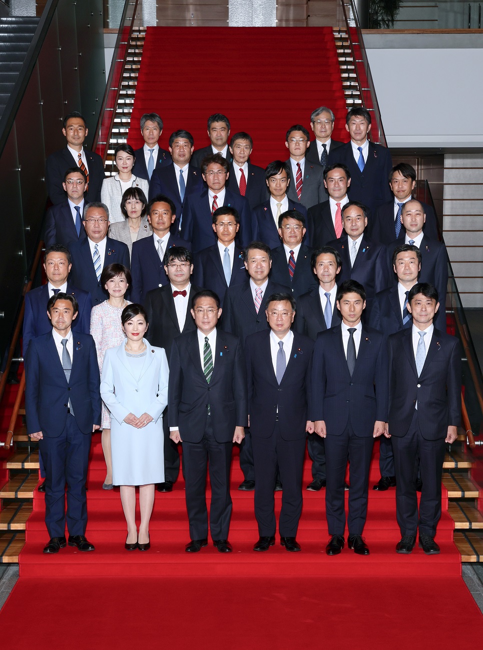 初大臣政務官会合・記念撮影