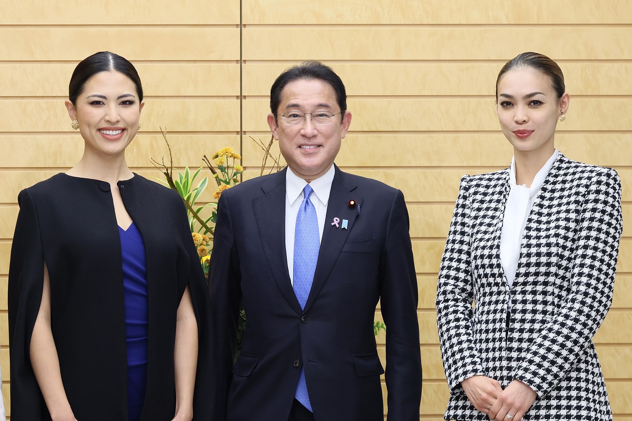 ２０２１ミス・ユニバース・ジャパン日本代表等による表敬