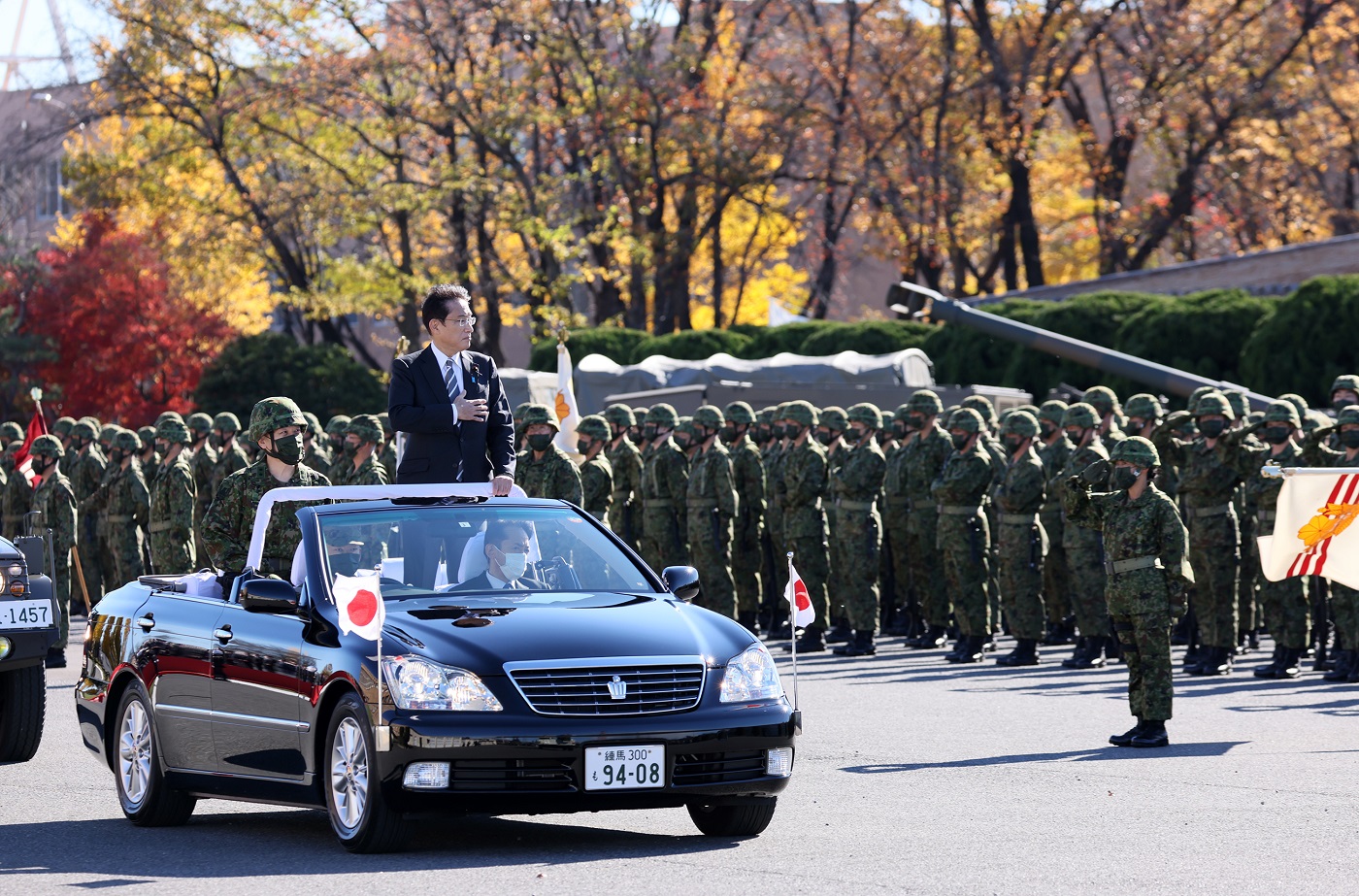 令和３年度自衛隊記念日観閲式
