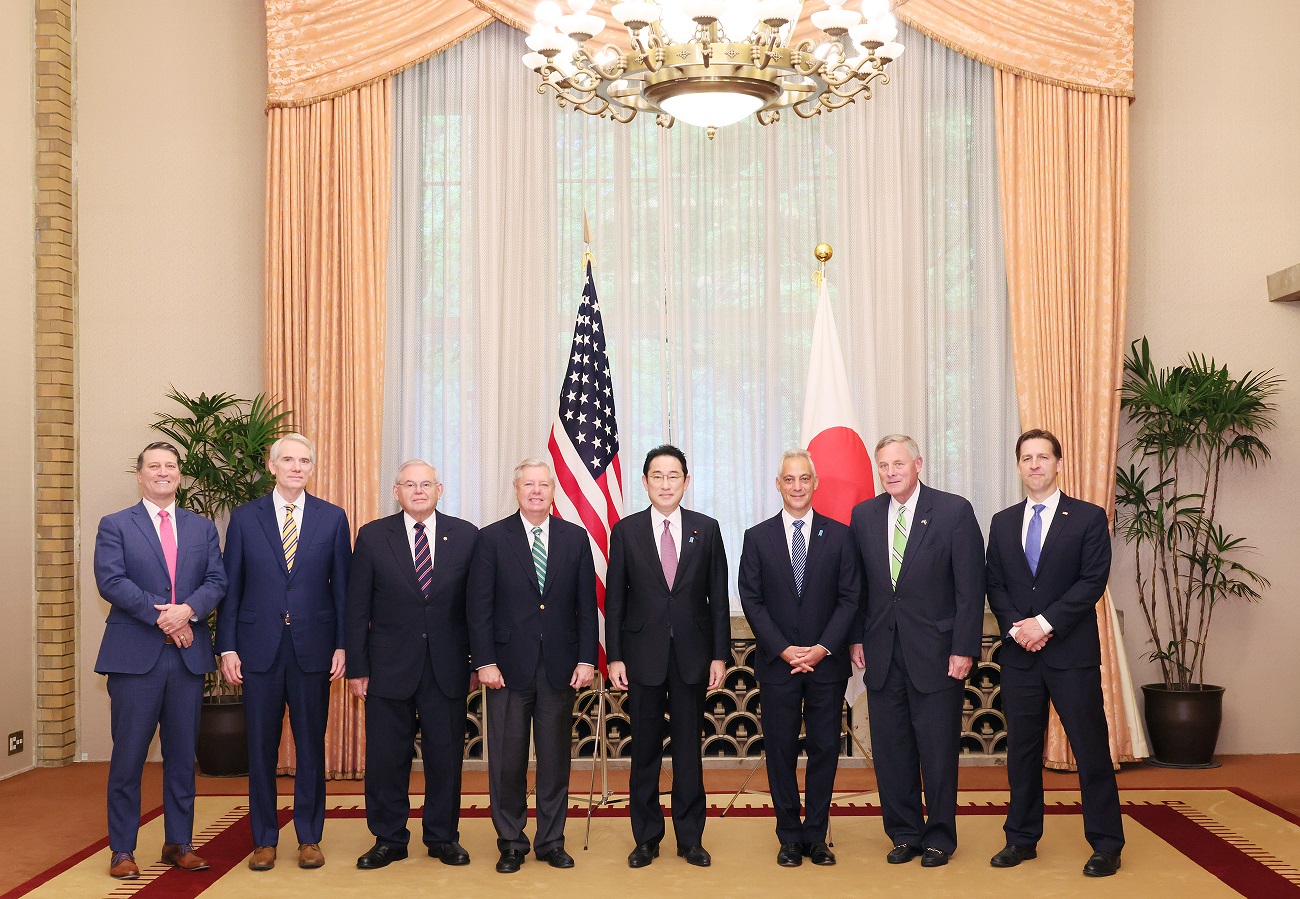 グレアム米国連邦上院議員一行との朝食会１