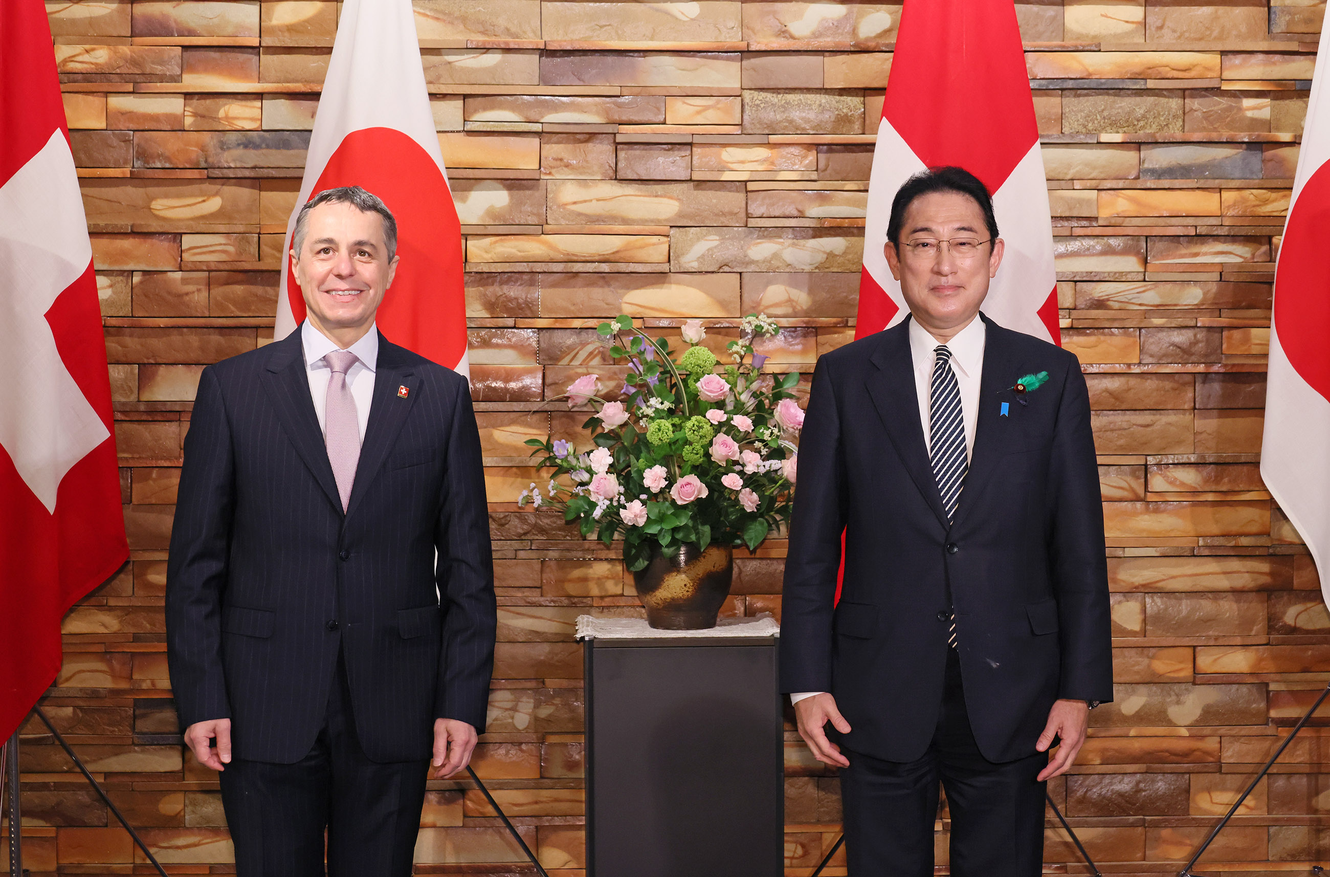 日・スイス首脳会談１