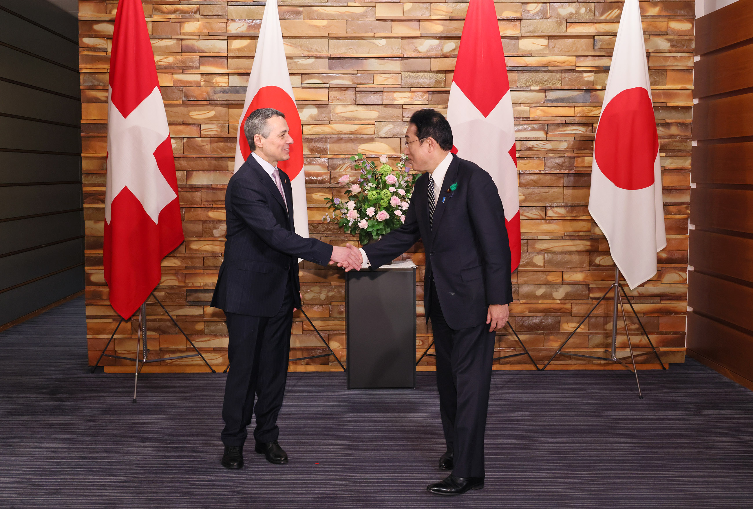 日・スイス首脳会談２