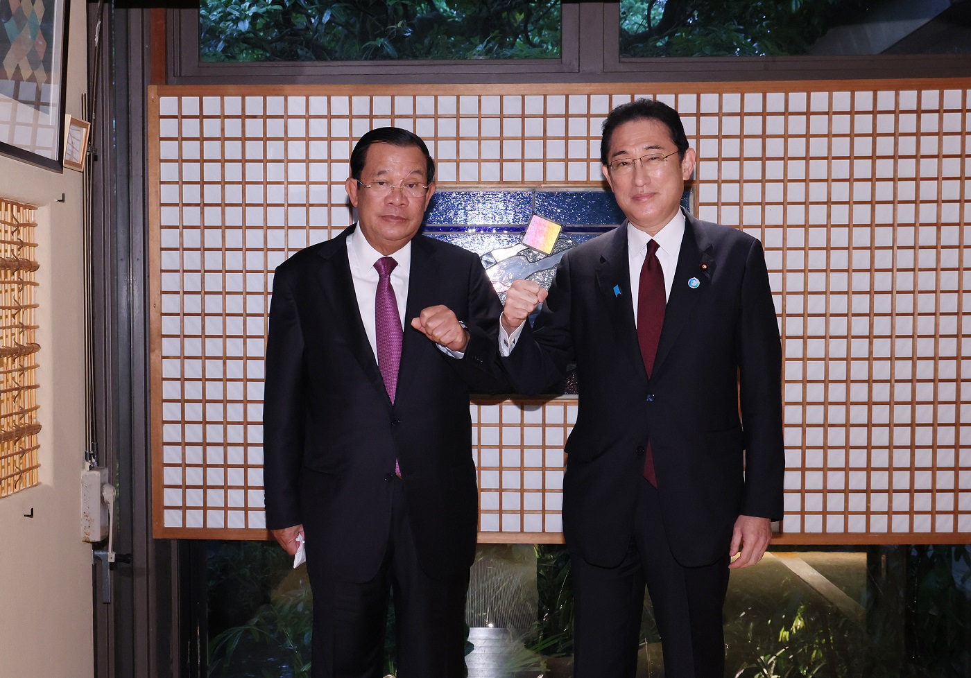 フン・セン首相との夕食会２