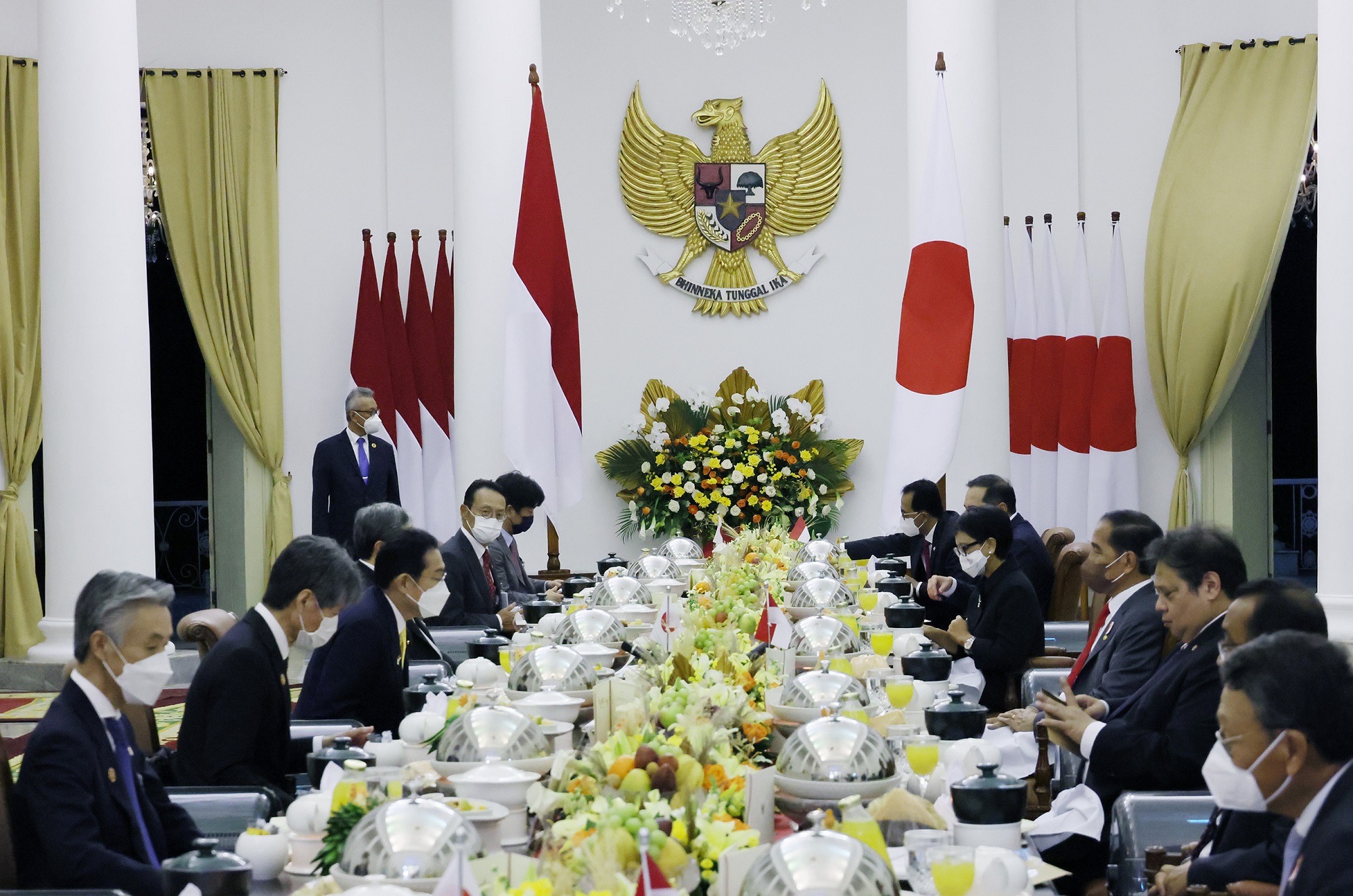 ジョコ大統領夫妻主催夕食会２