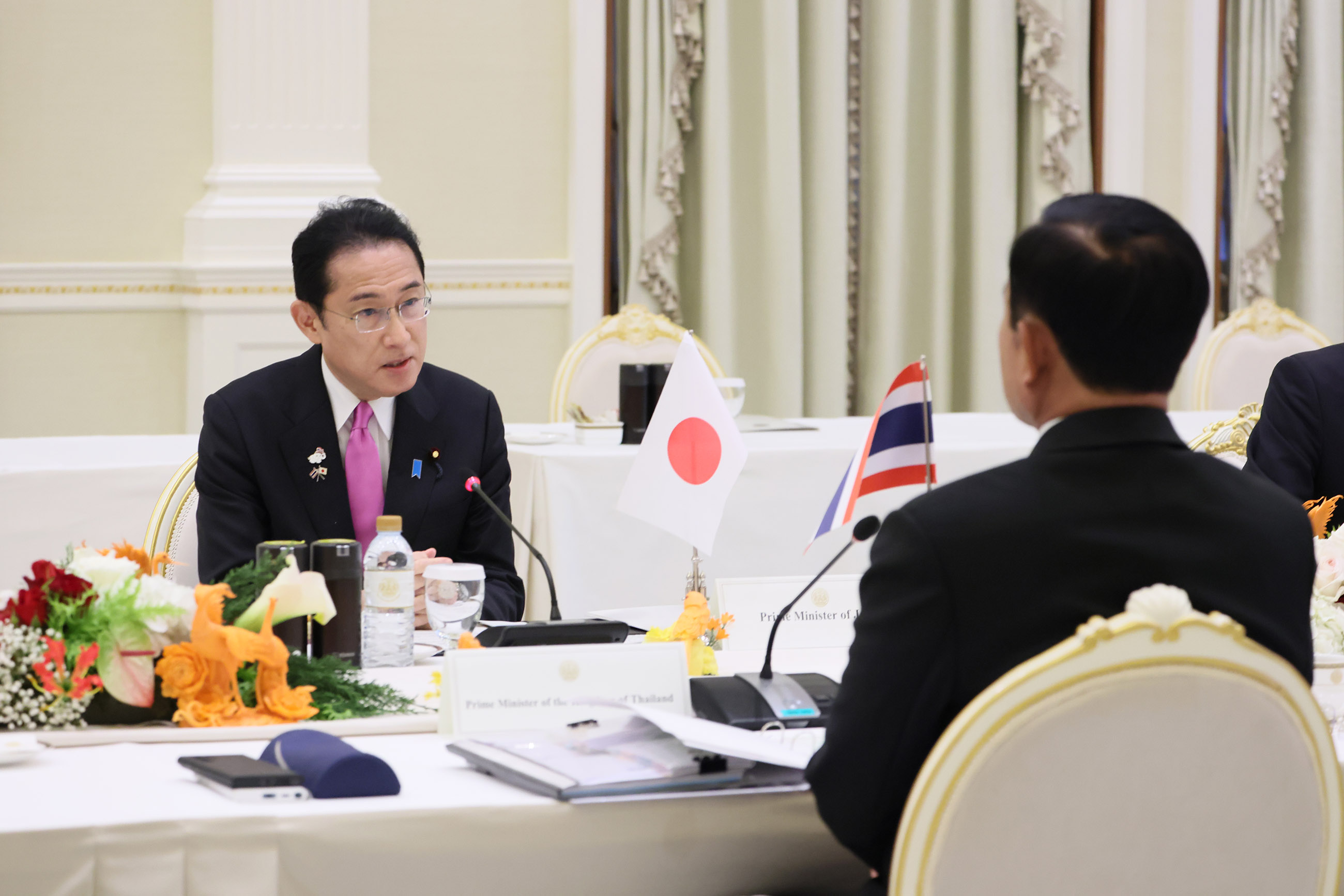 日・タイ首脳会談（全体会合）４