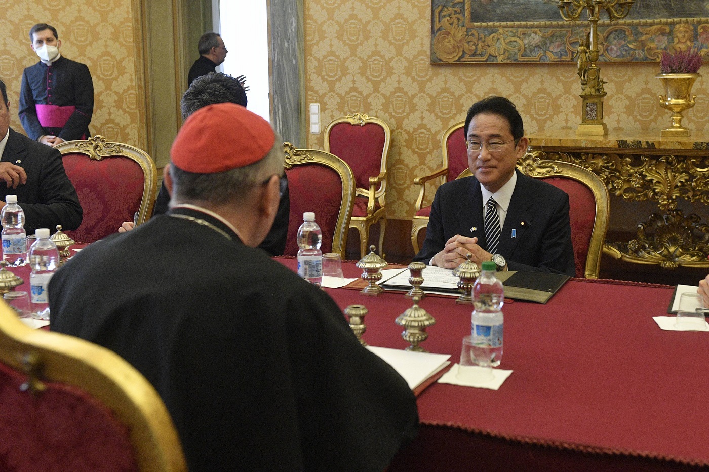 日・バチカン首脳会談３（ＶａｔｉｃａｎＭｅｄｉａ提供）