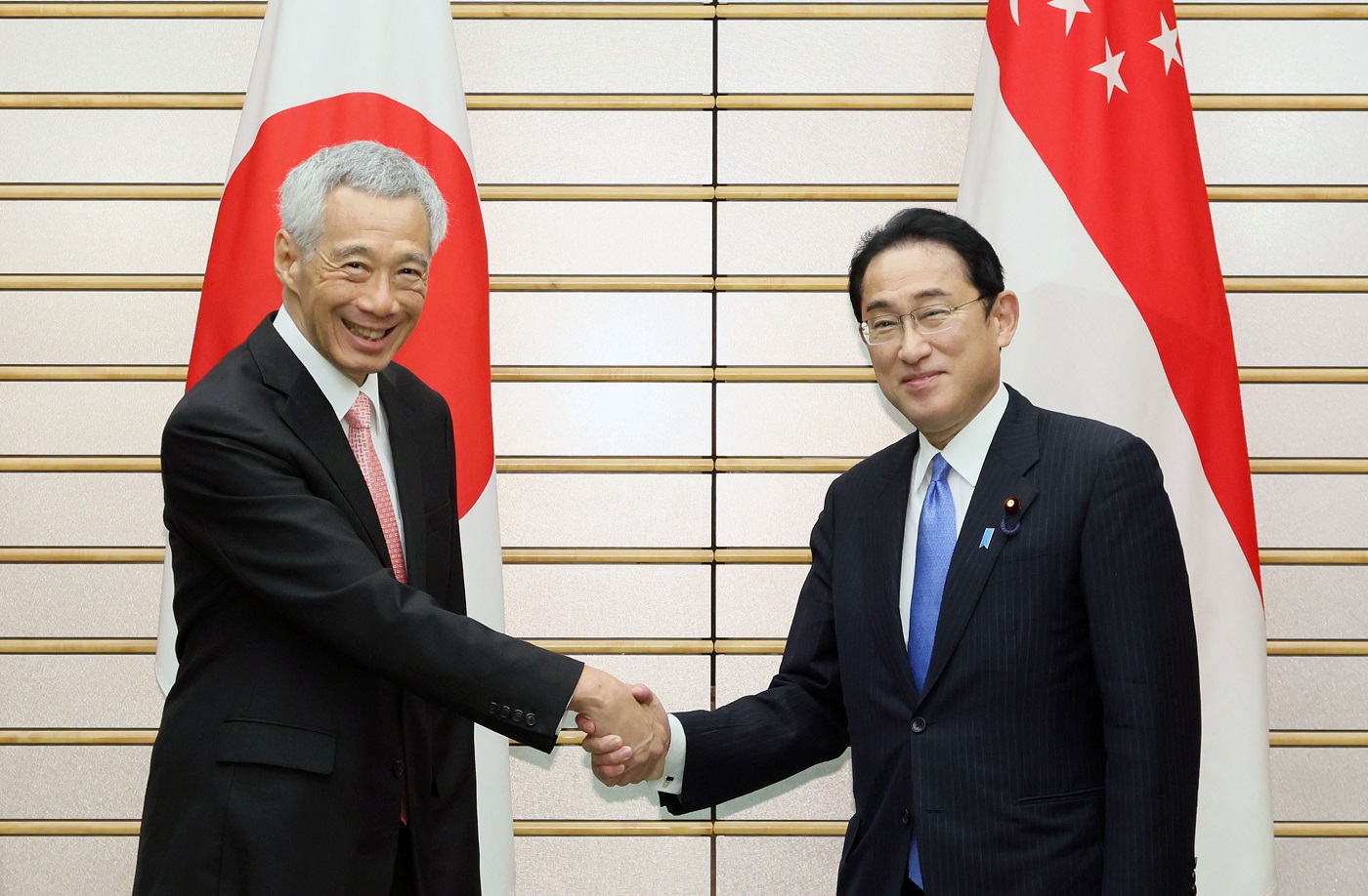 日・シンガポール首脳会談１
