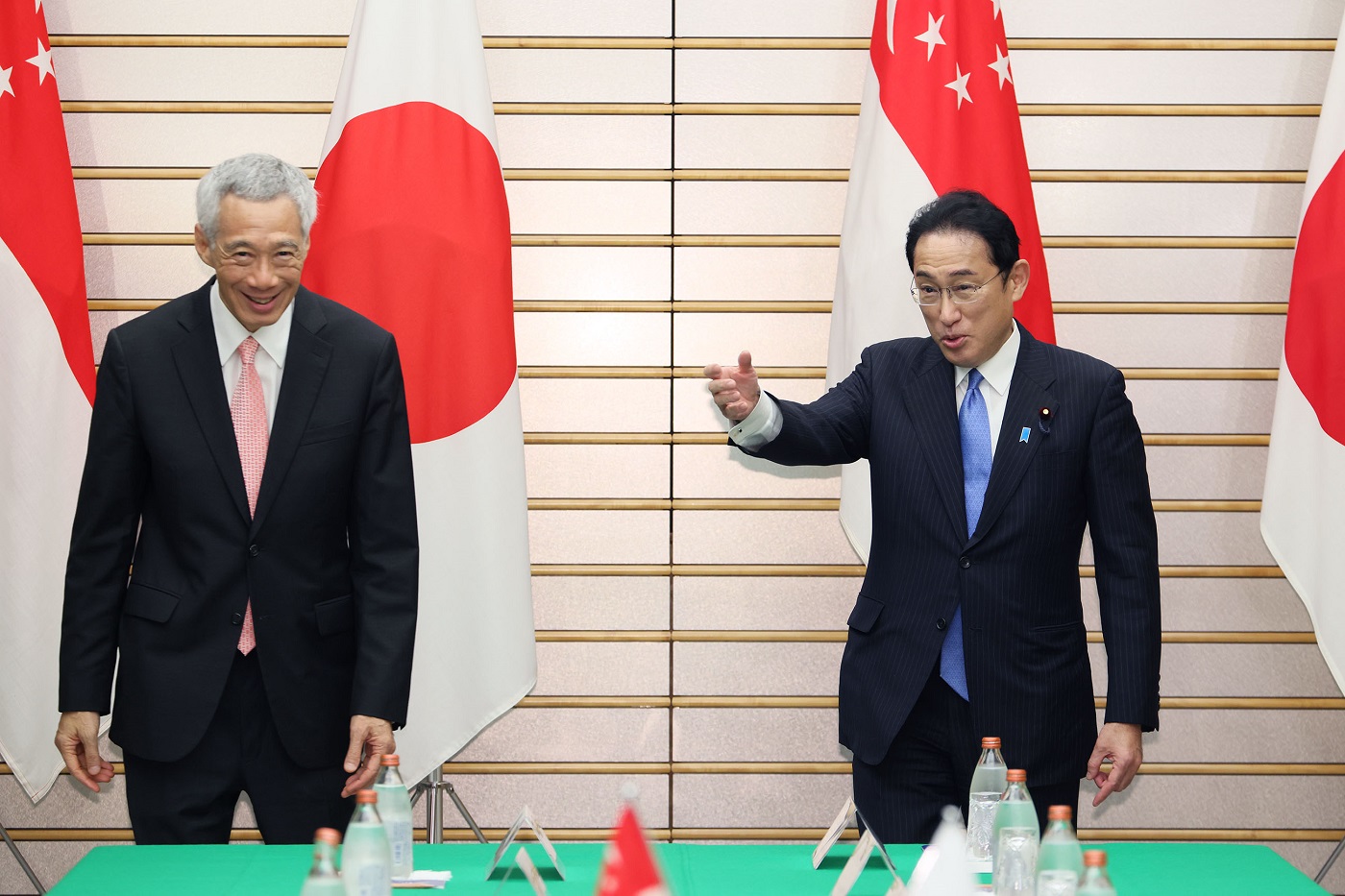 日・シンガポール首脳会談３
