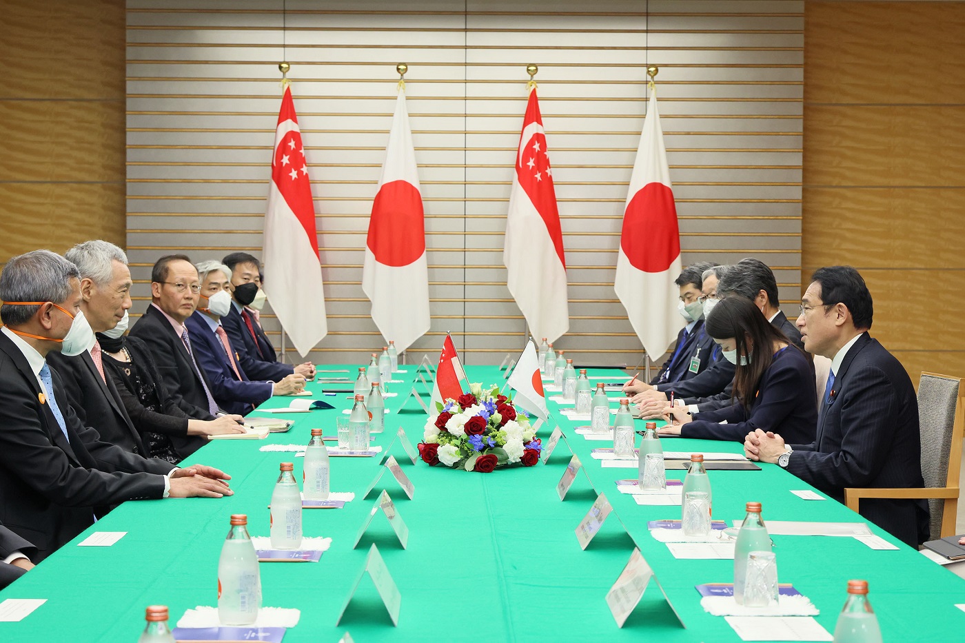 日・シンガポール首脳会談５