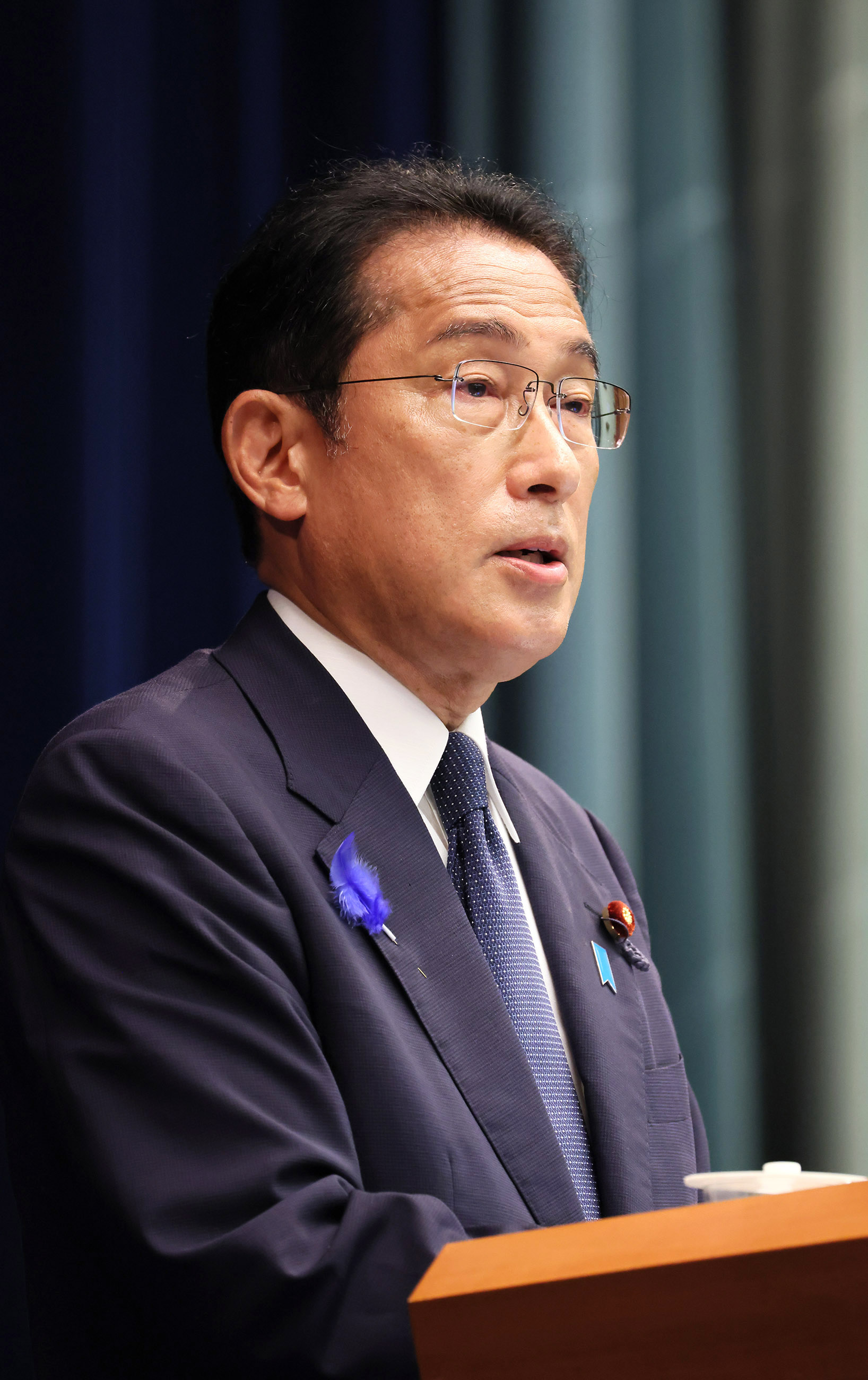 冒頭に発言する岸田総理２