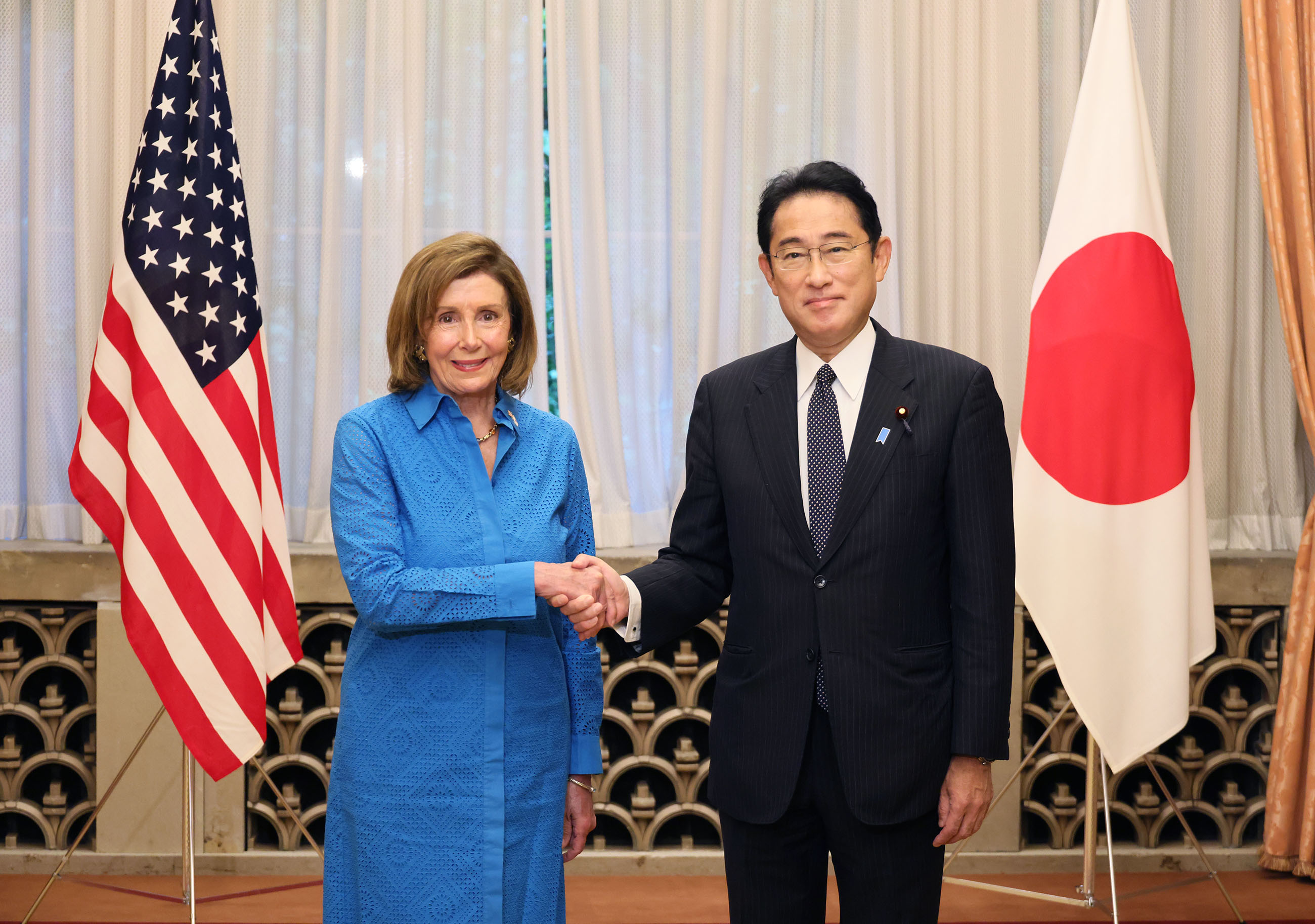 ペローシ米国下院議長一行との朝食会１