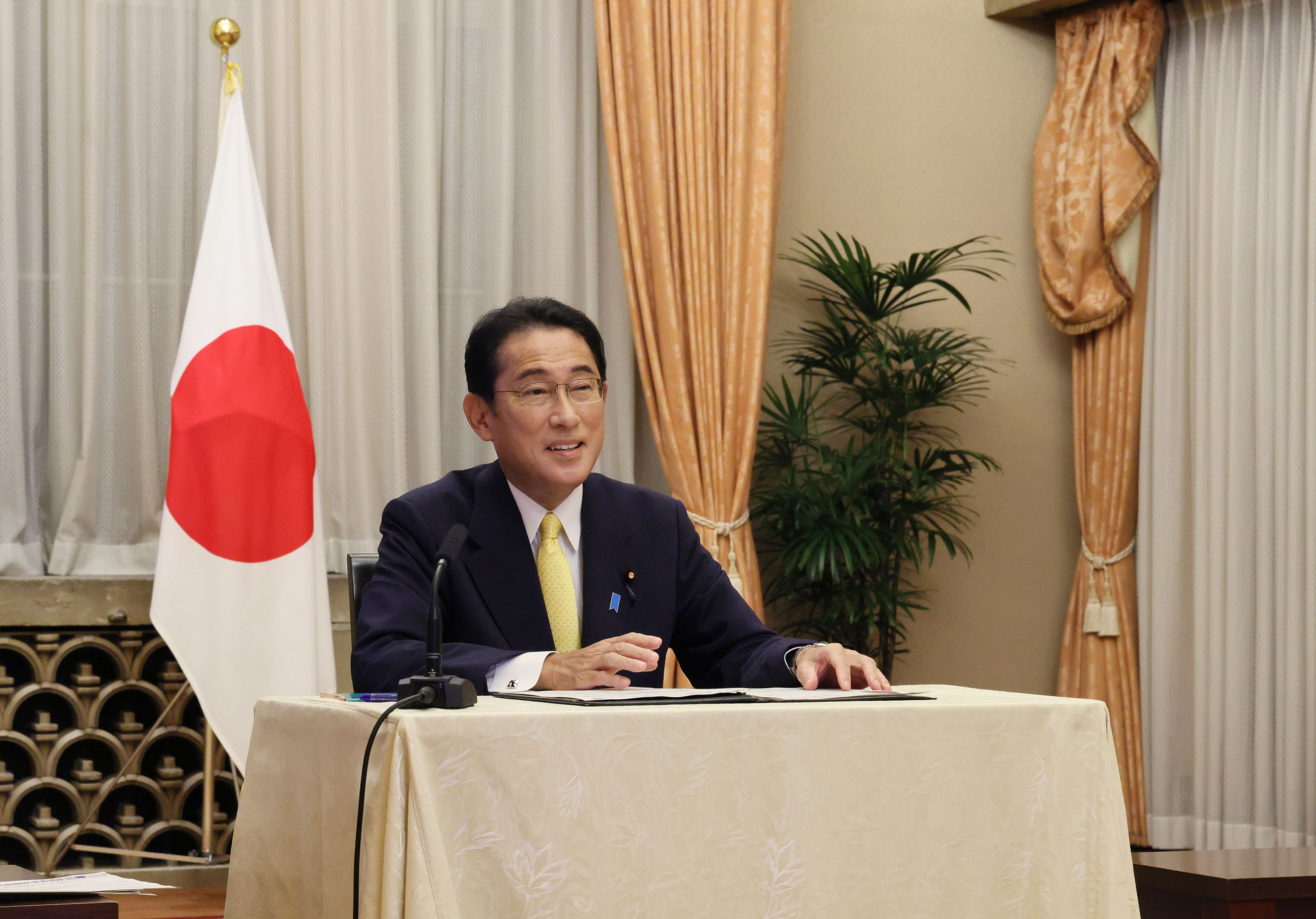 日・コモロ首脳テレビ会談２