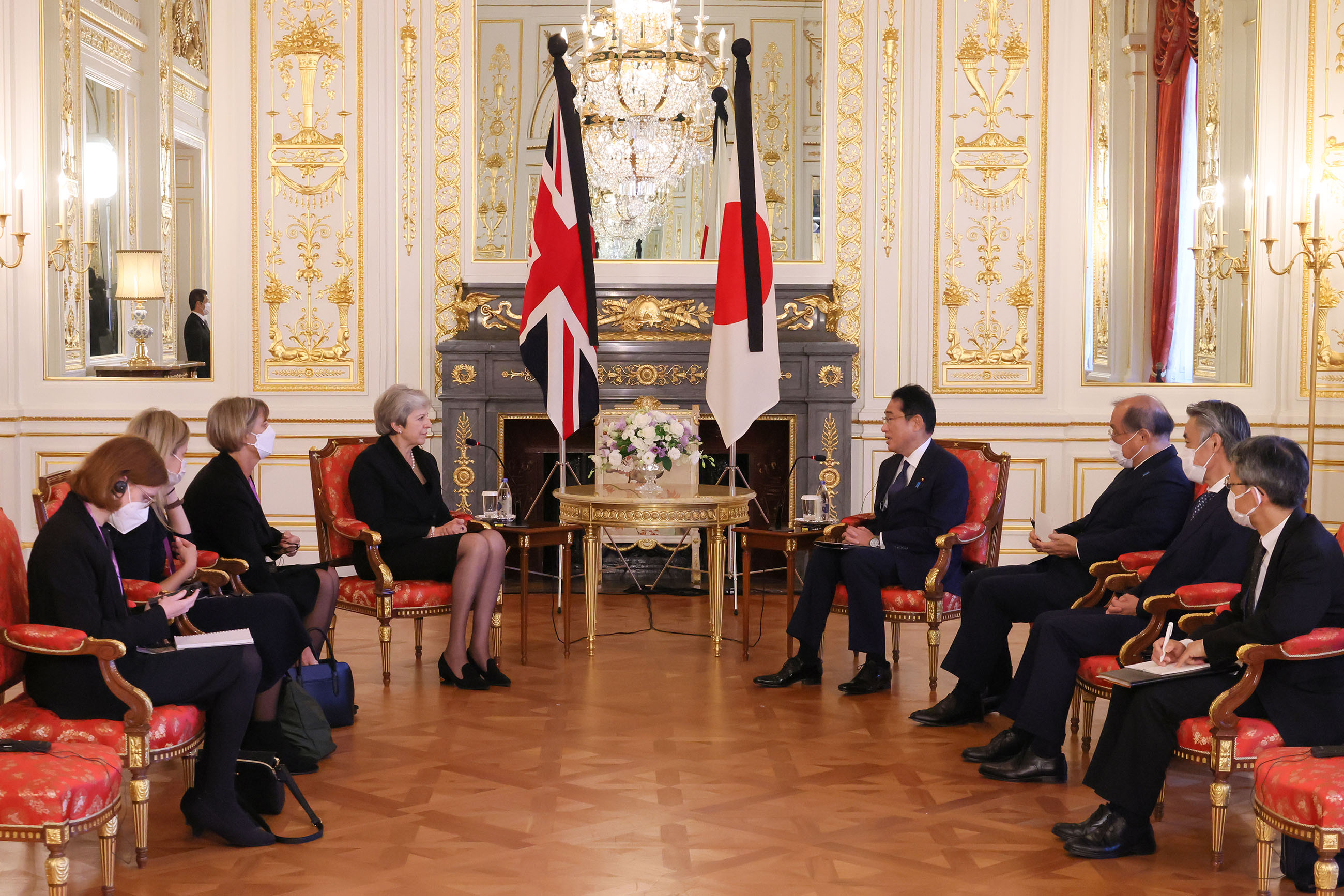 メイ英国元首相との会談２