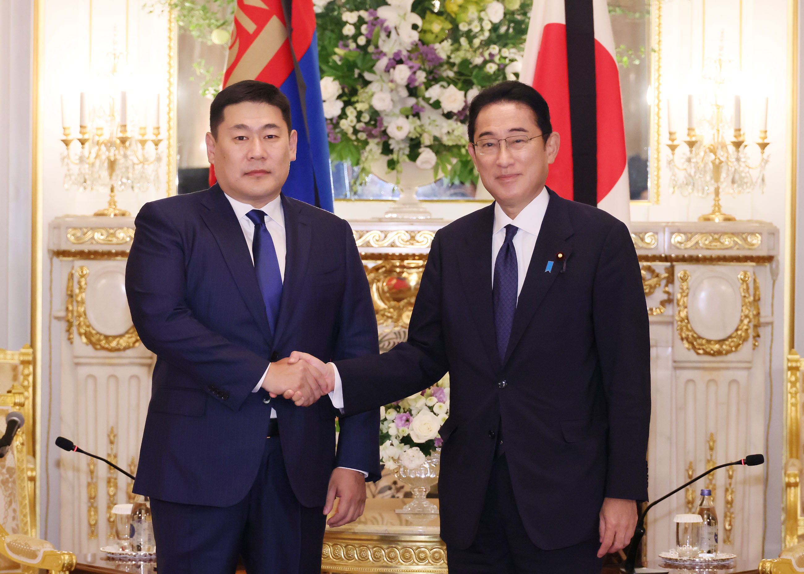 日・モンゴル首脳会談１