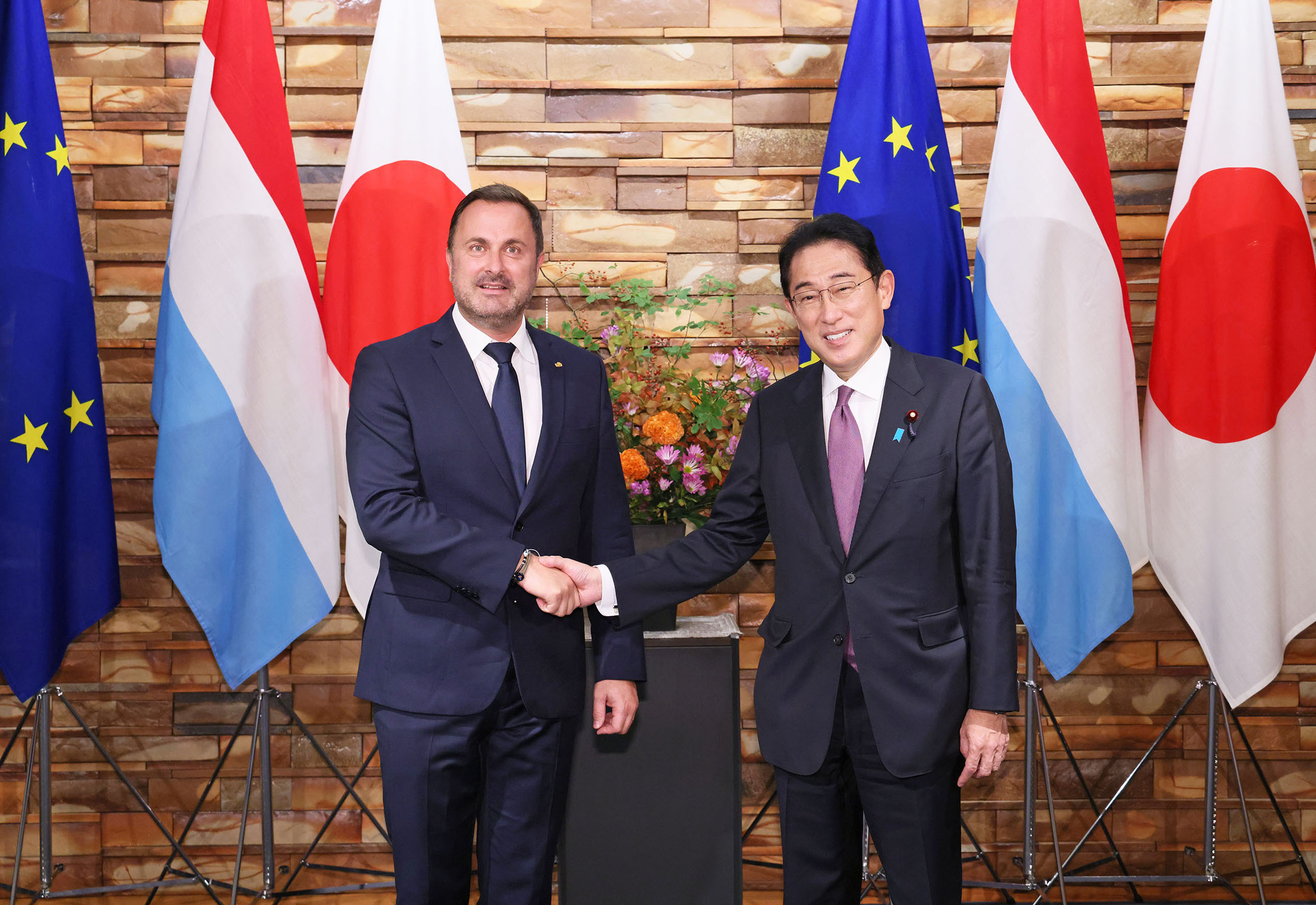 日・ルクセンブルク首脳会談１