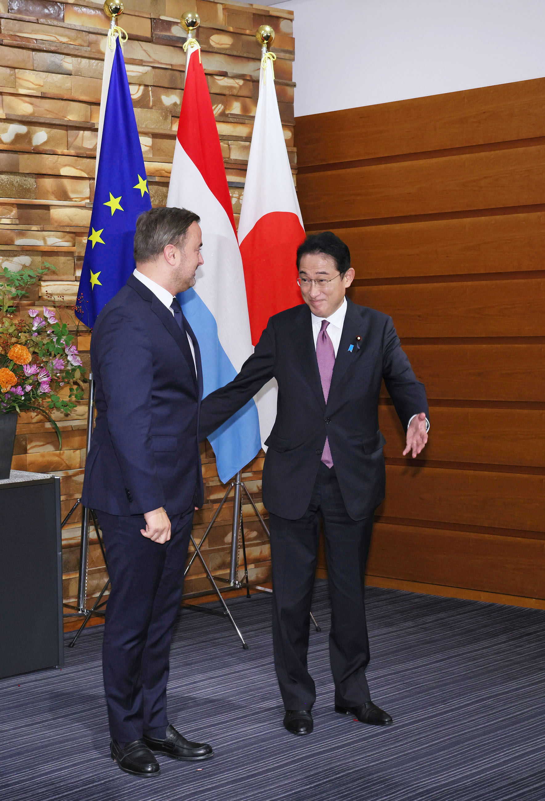 日・ルクセンブルク首脳会談３