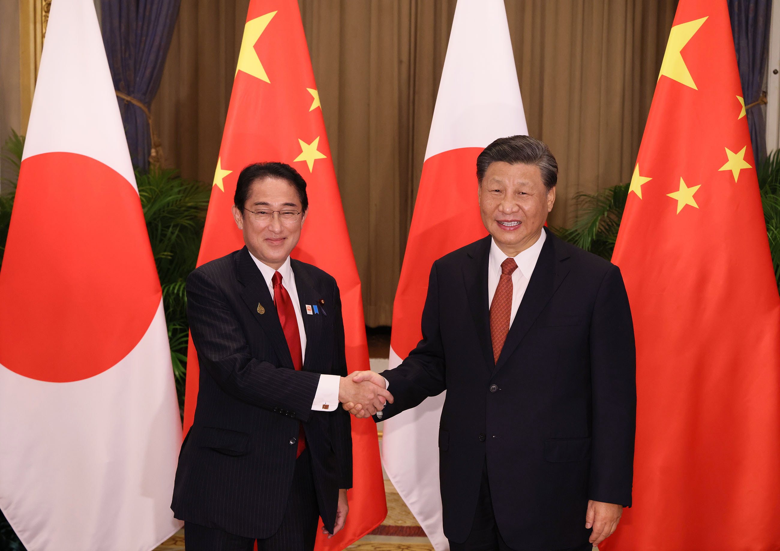 日中首脳会談３
