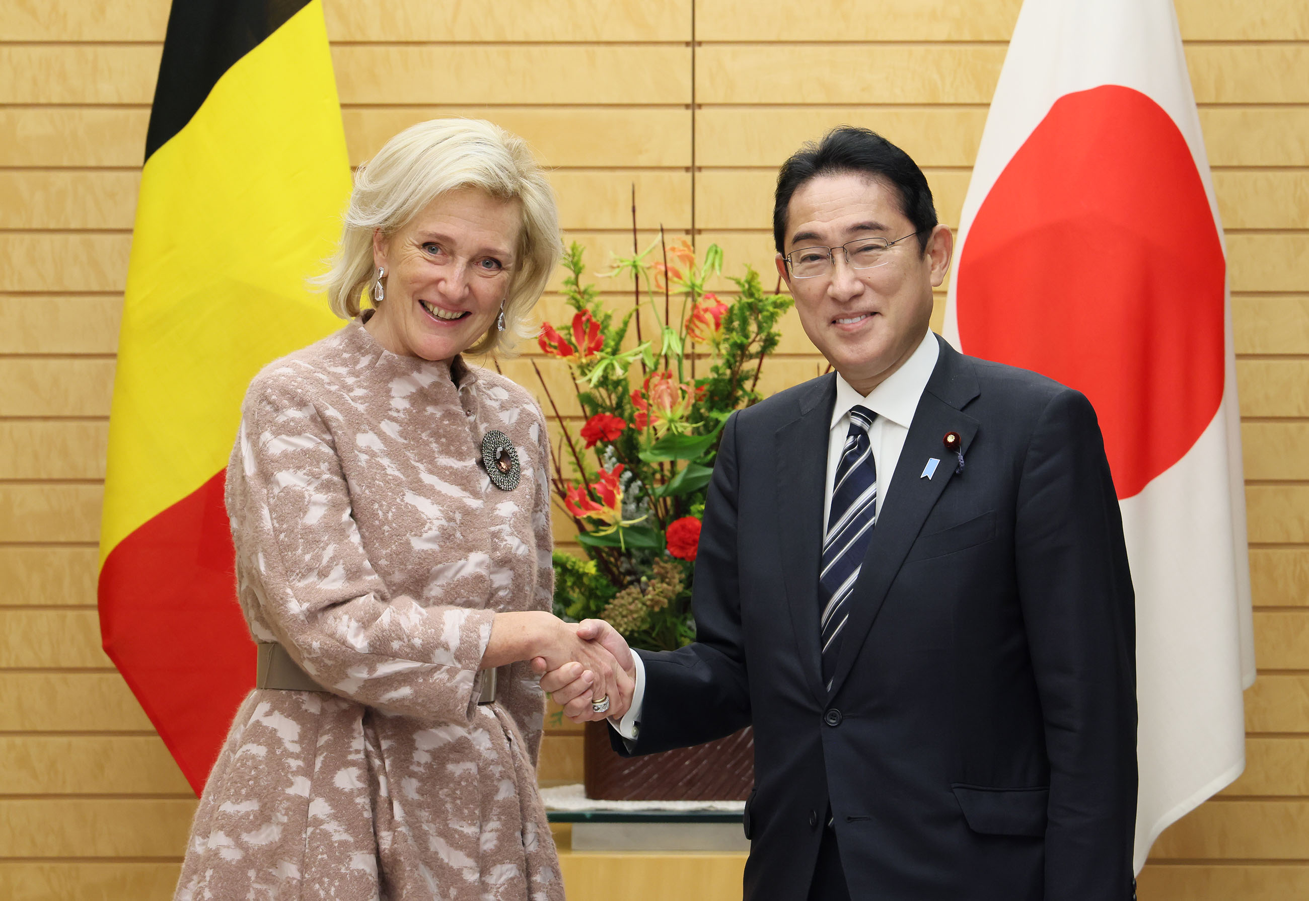 アストリッド・ベルギー王国王女殿下との懇談