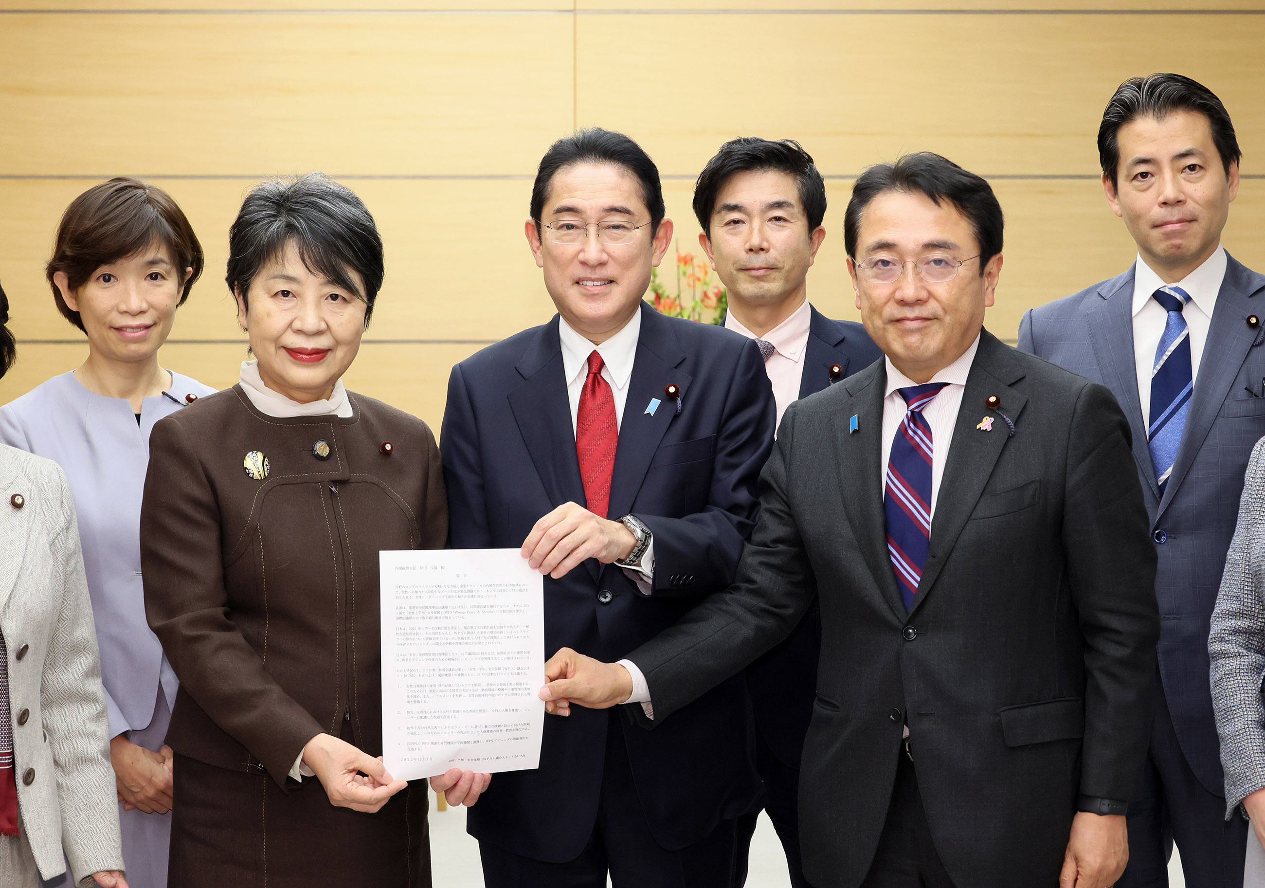 申入れを受ける岸田総理２