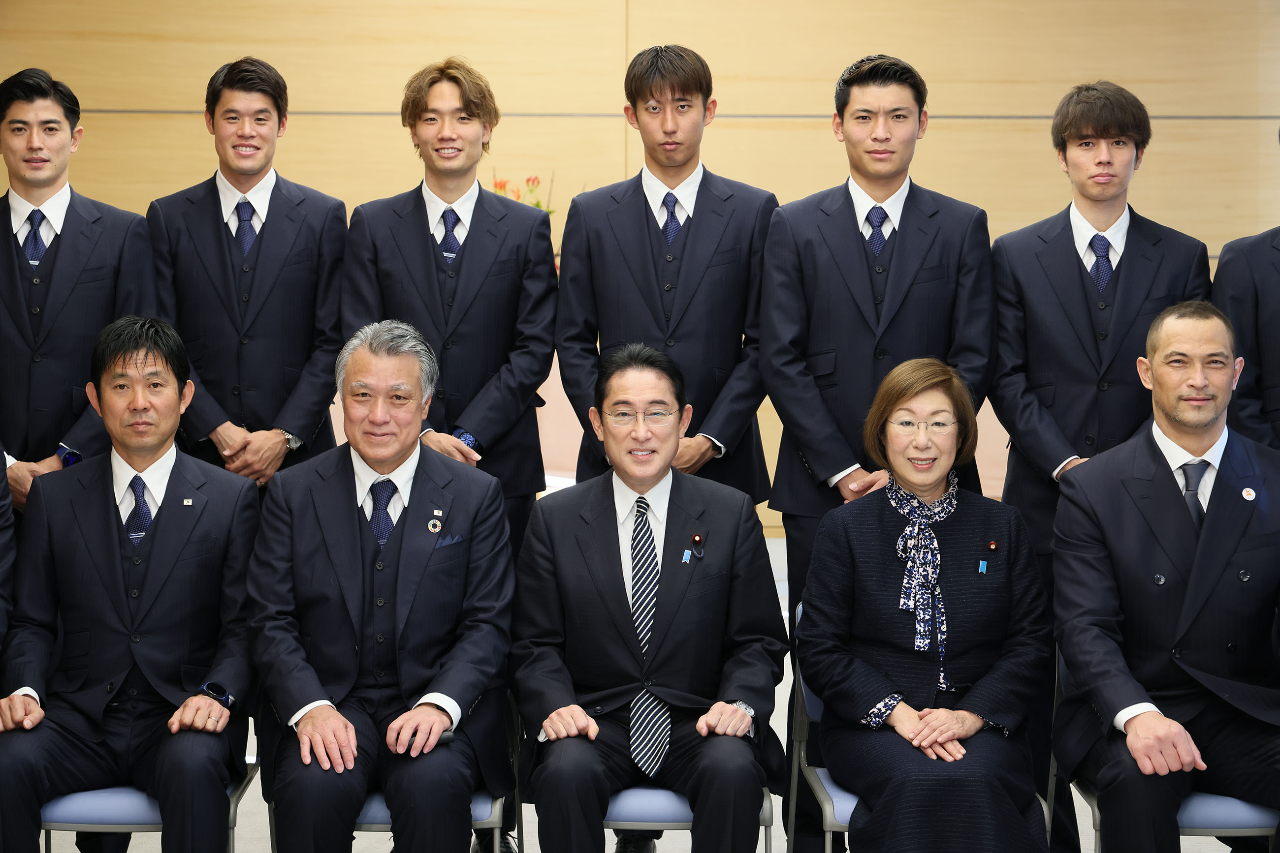 表敬を受ける岸田総理５