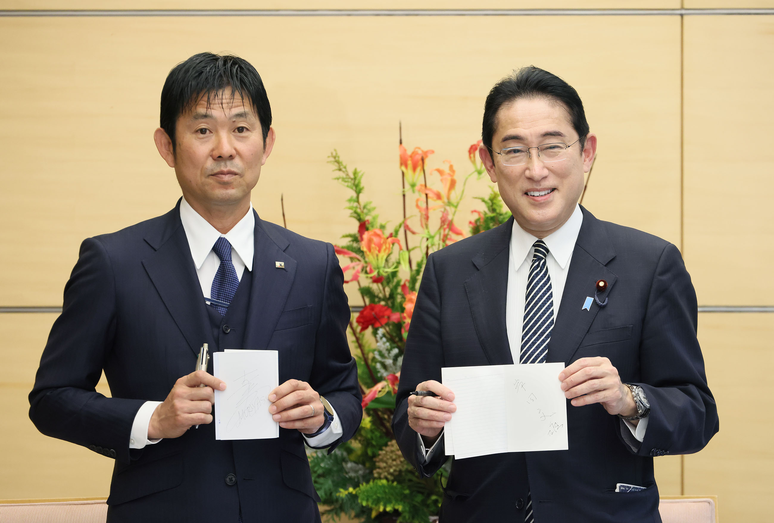 表敬を受ける岸田総理８