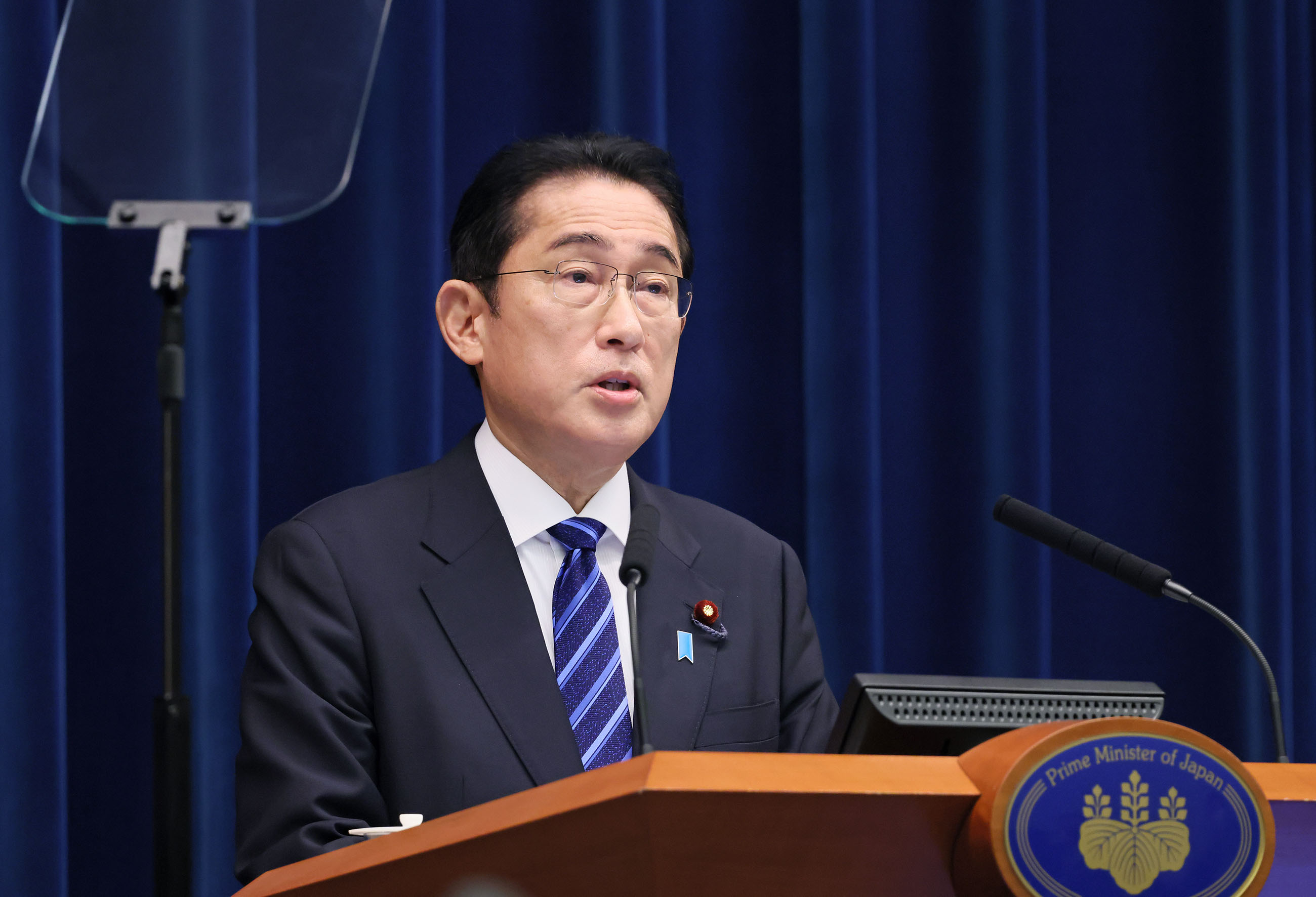 冒頭に発言する岸田総理２