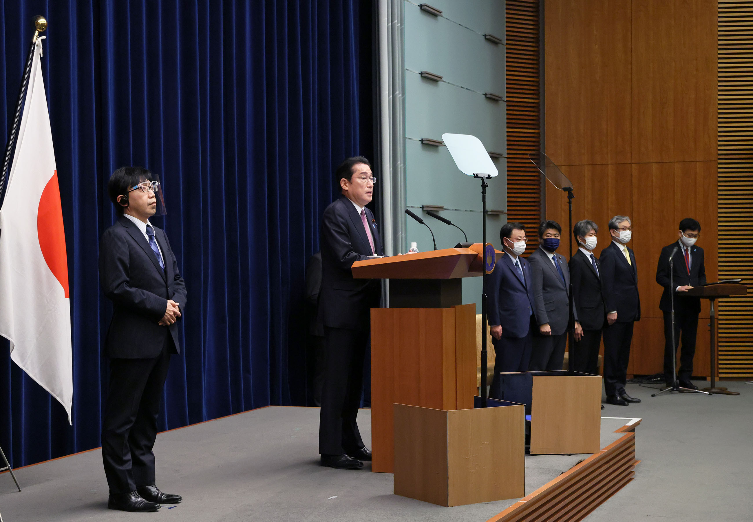 冒頭に発言する岸田総理２