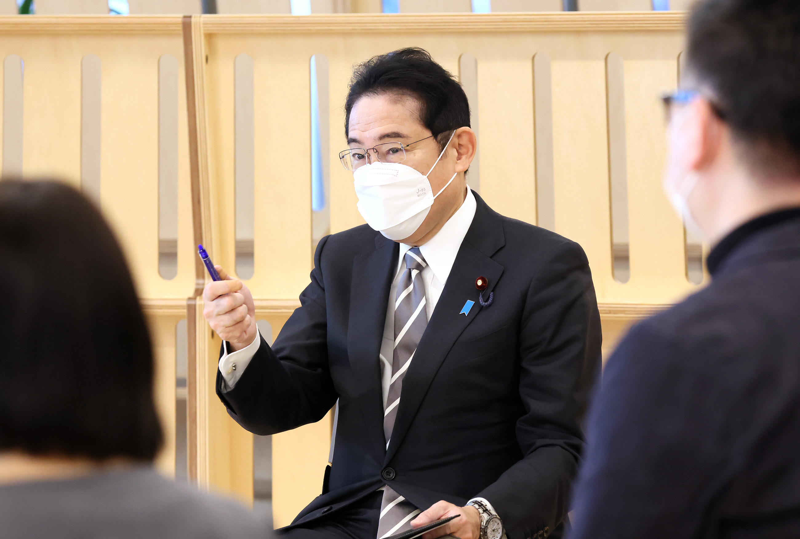子育て施設職員との車座対話