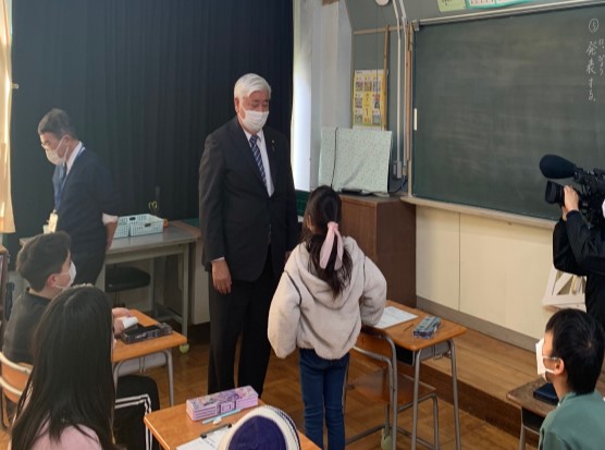 日本語学級にて、日本語による模擬インタビューを受ける②