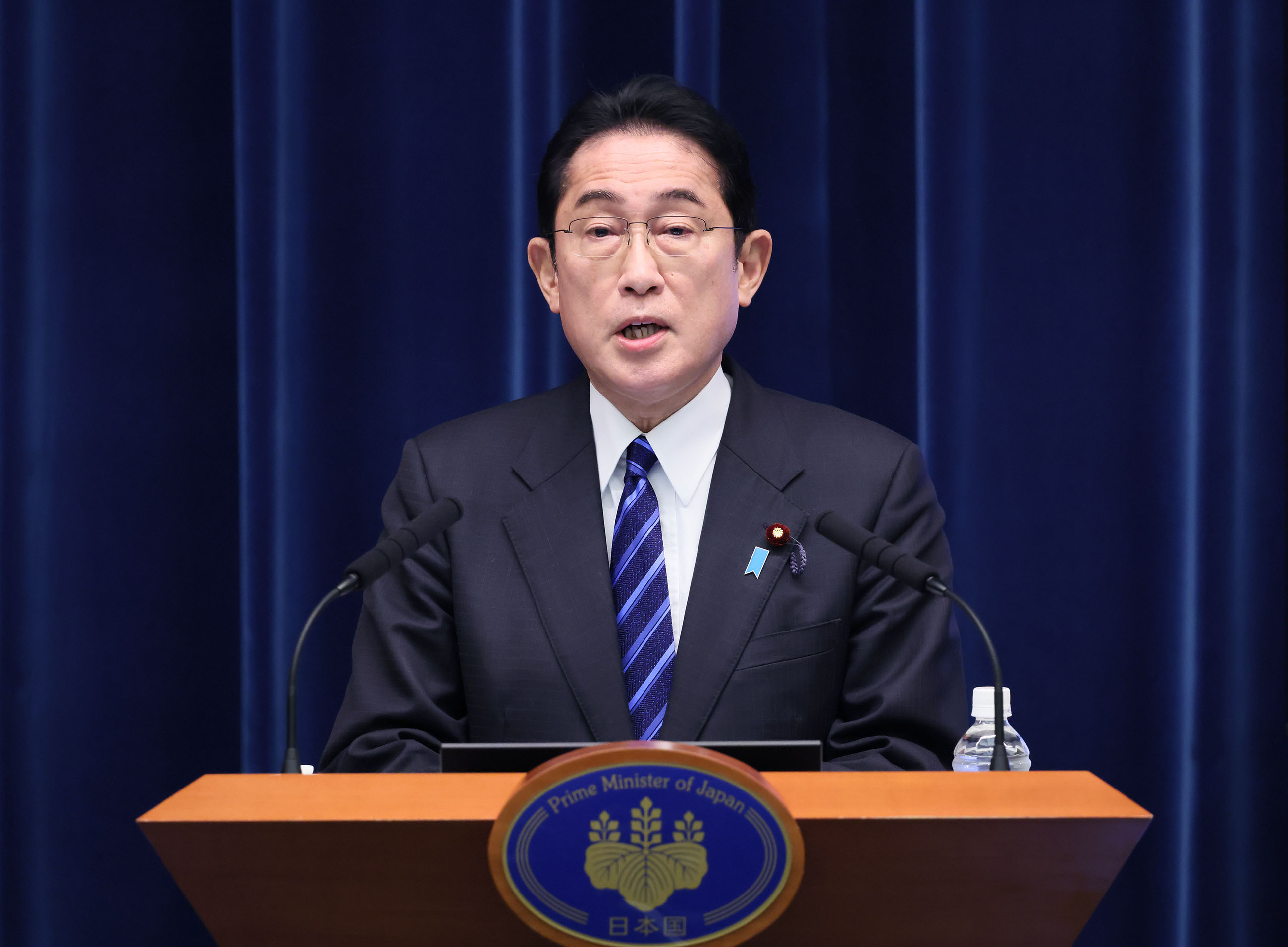 冒頭に発言する岸田総理２