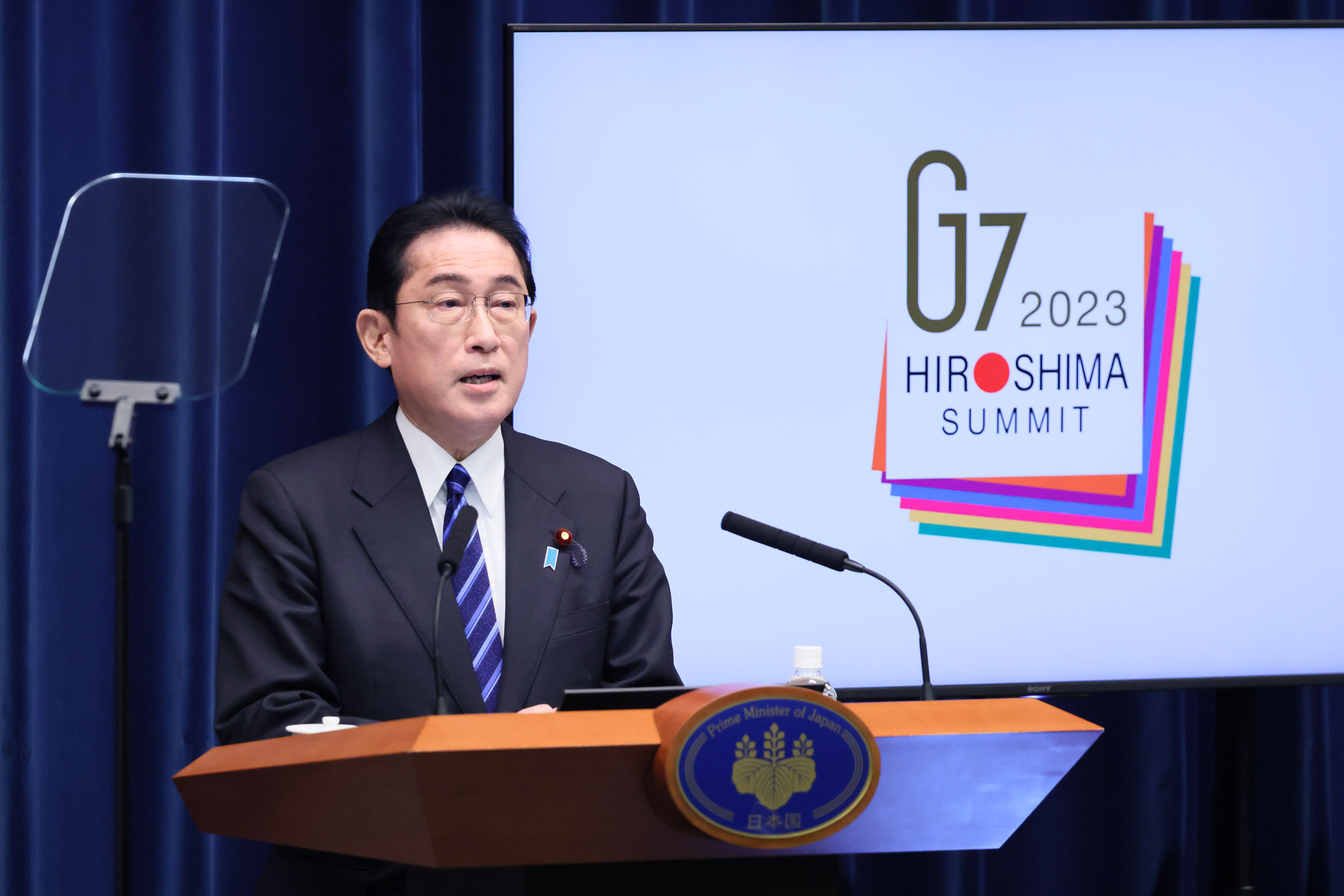 冒頭に発言する岸田総理６