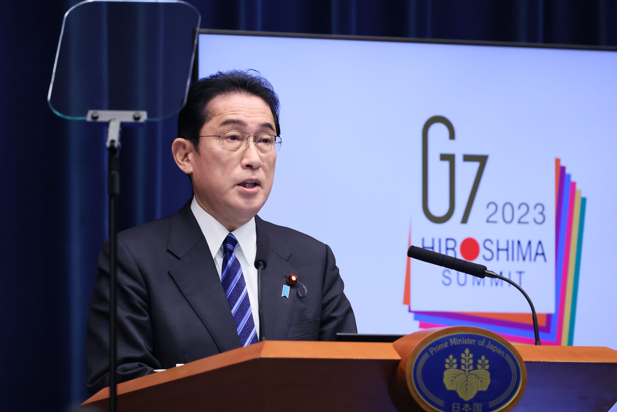 冒頭に発言する岸田総理７