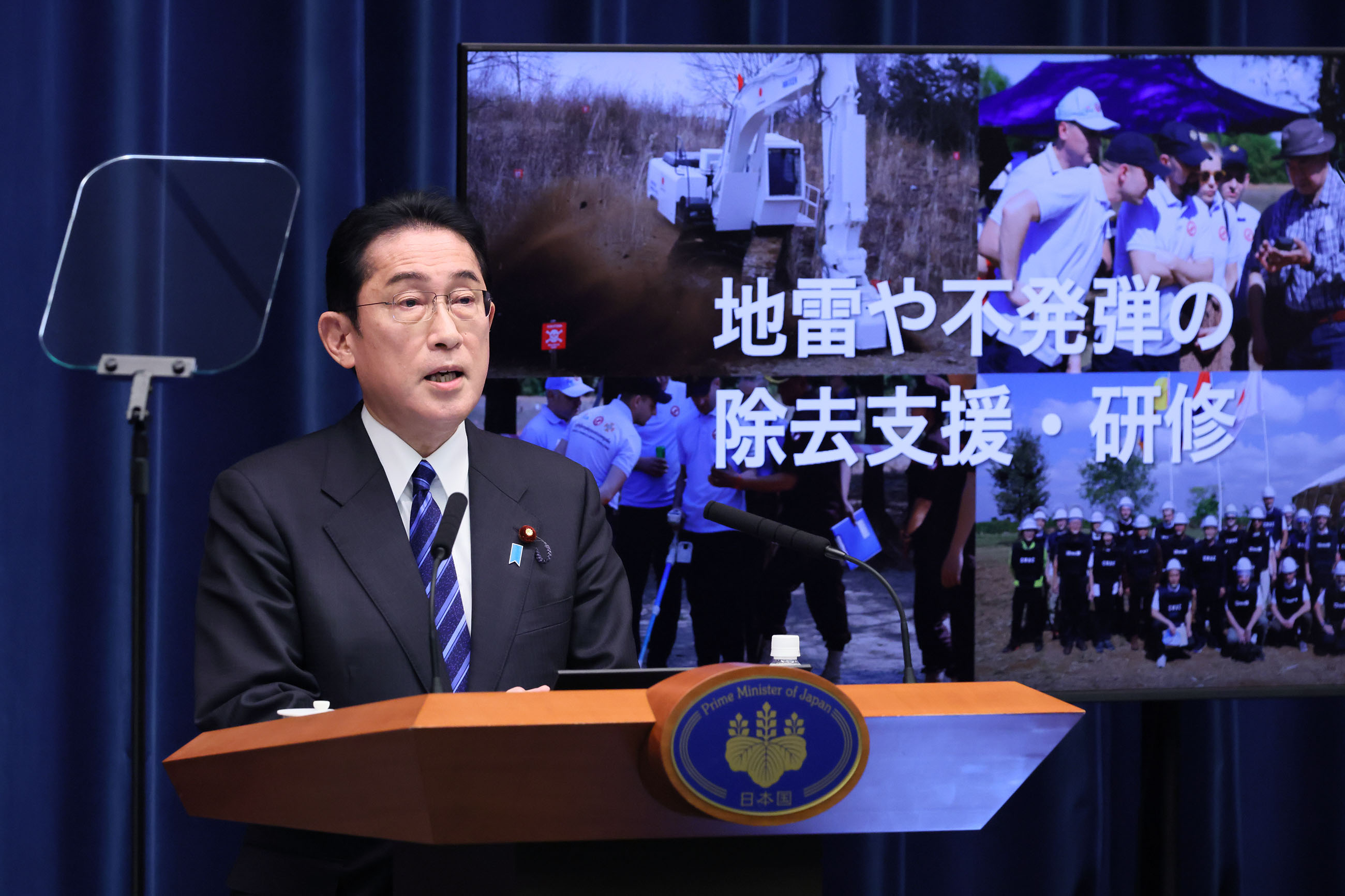 冒頭に発言する岸田総理１２