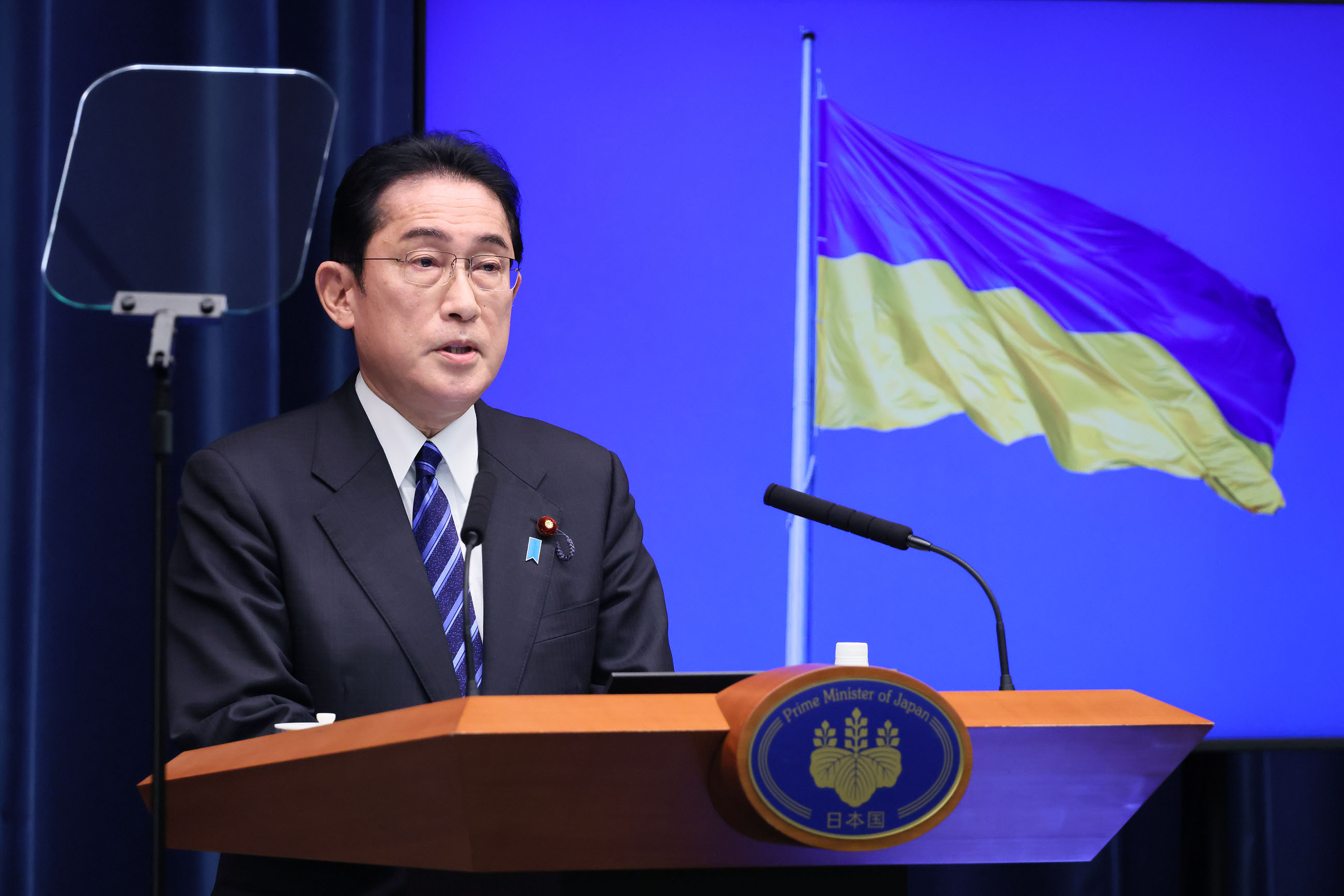 冒頭に発言する岸田総理１