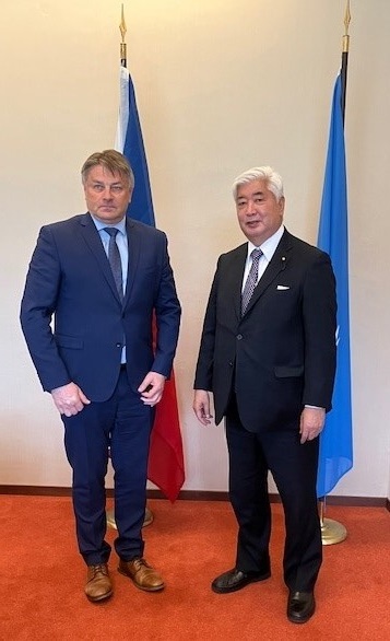 ヴァ―ツラフ・バレク国連人権理事会議長との意見交換