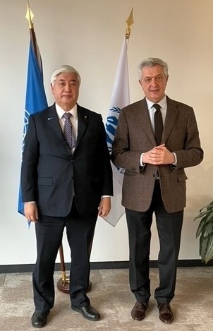 フィリッポ・グランディ国連難民高等弁務官(UNHCR)との意見交換