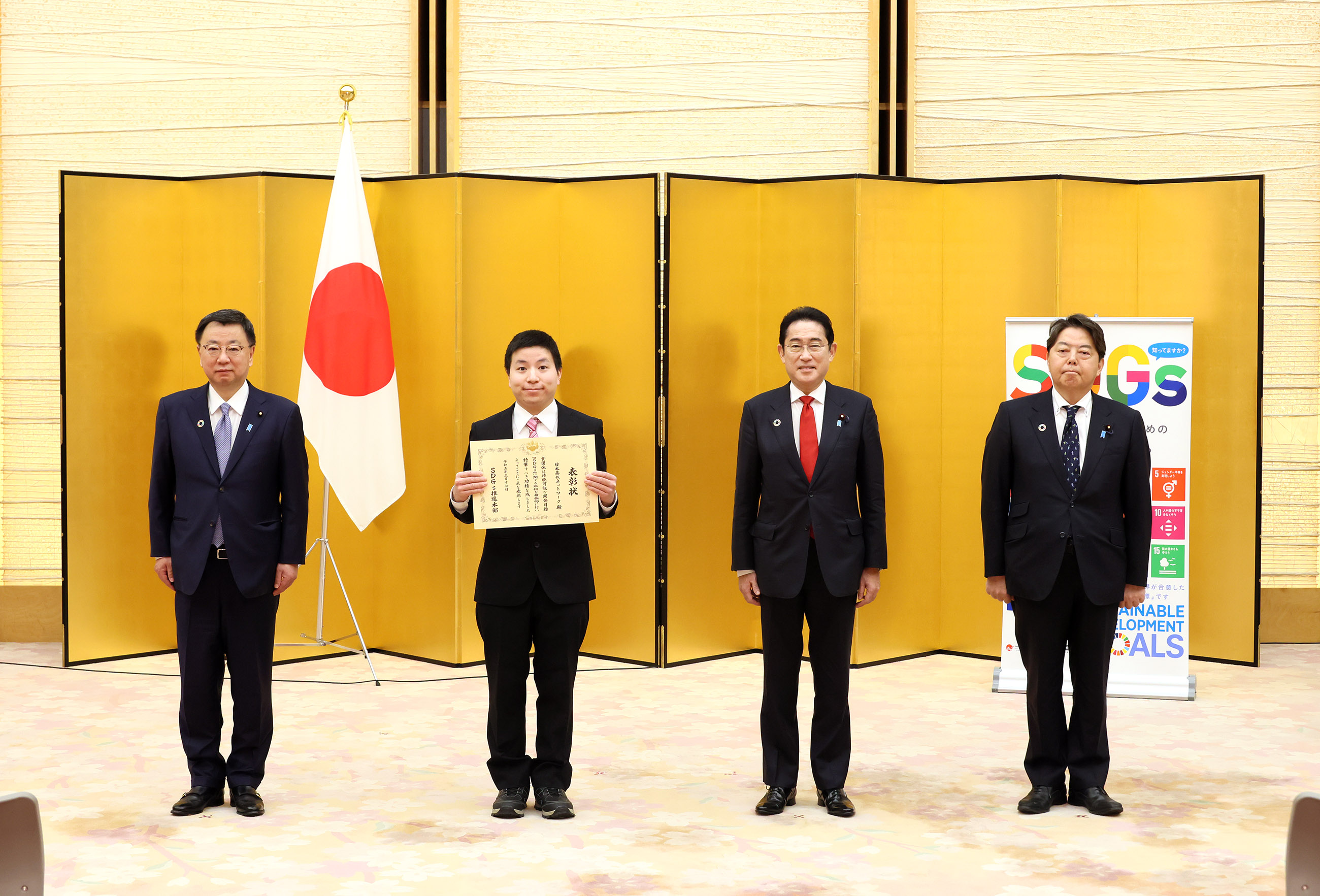 受賞者との記念撮影５