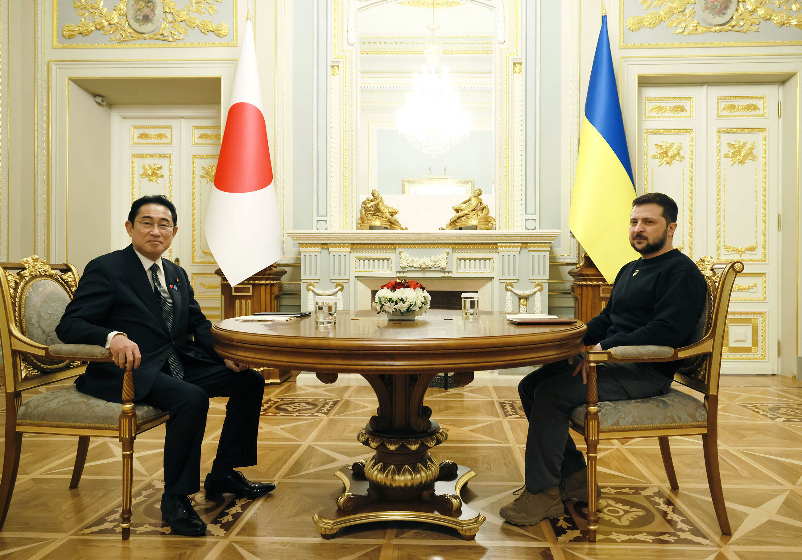 日・ウクライナ首脳会談１
