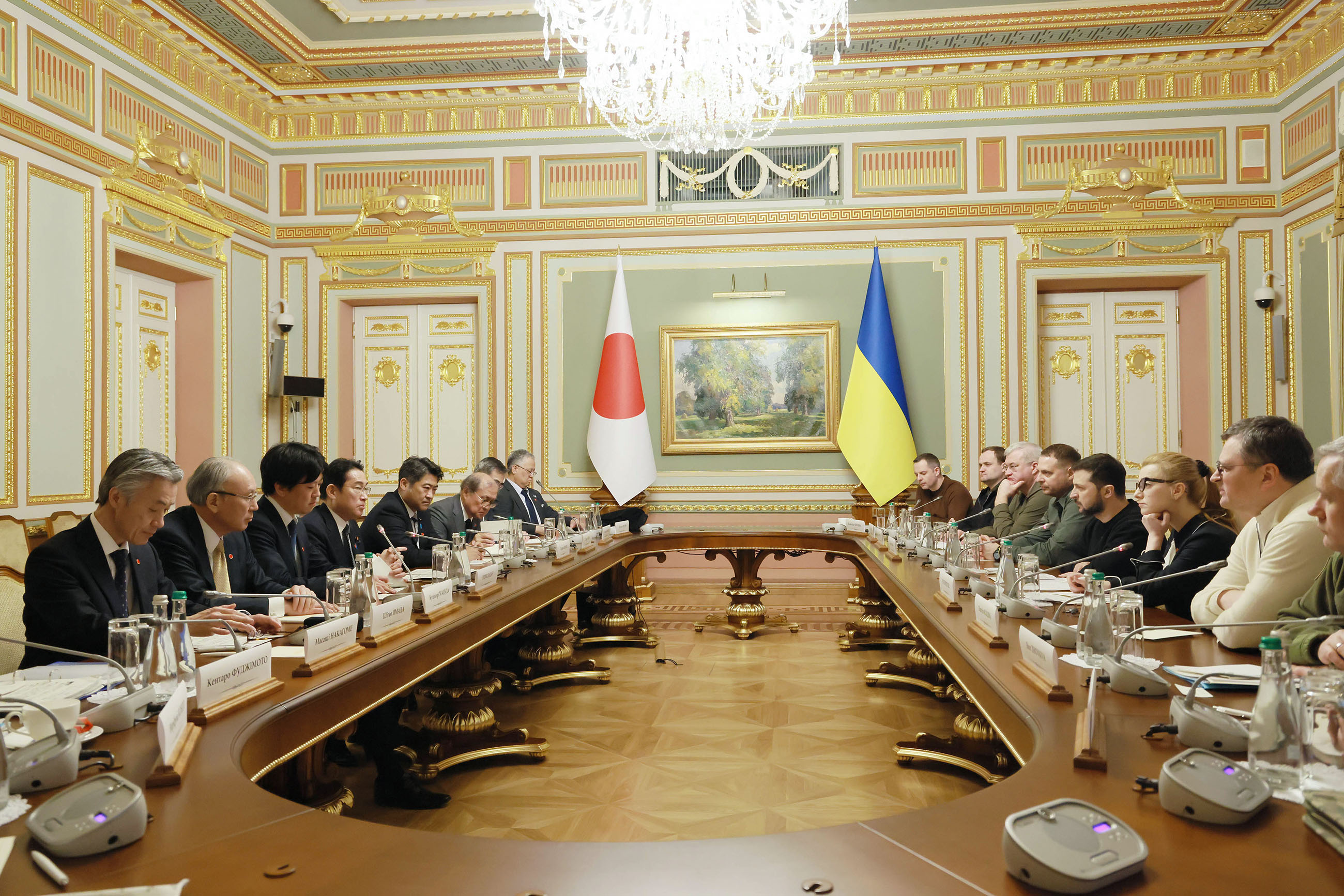 日・ウクライナ首脳会談２
